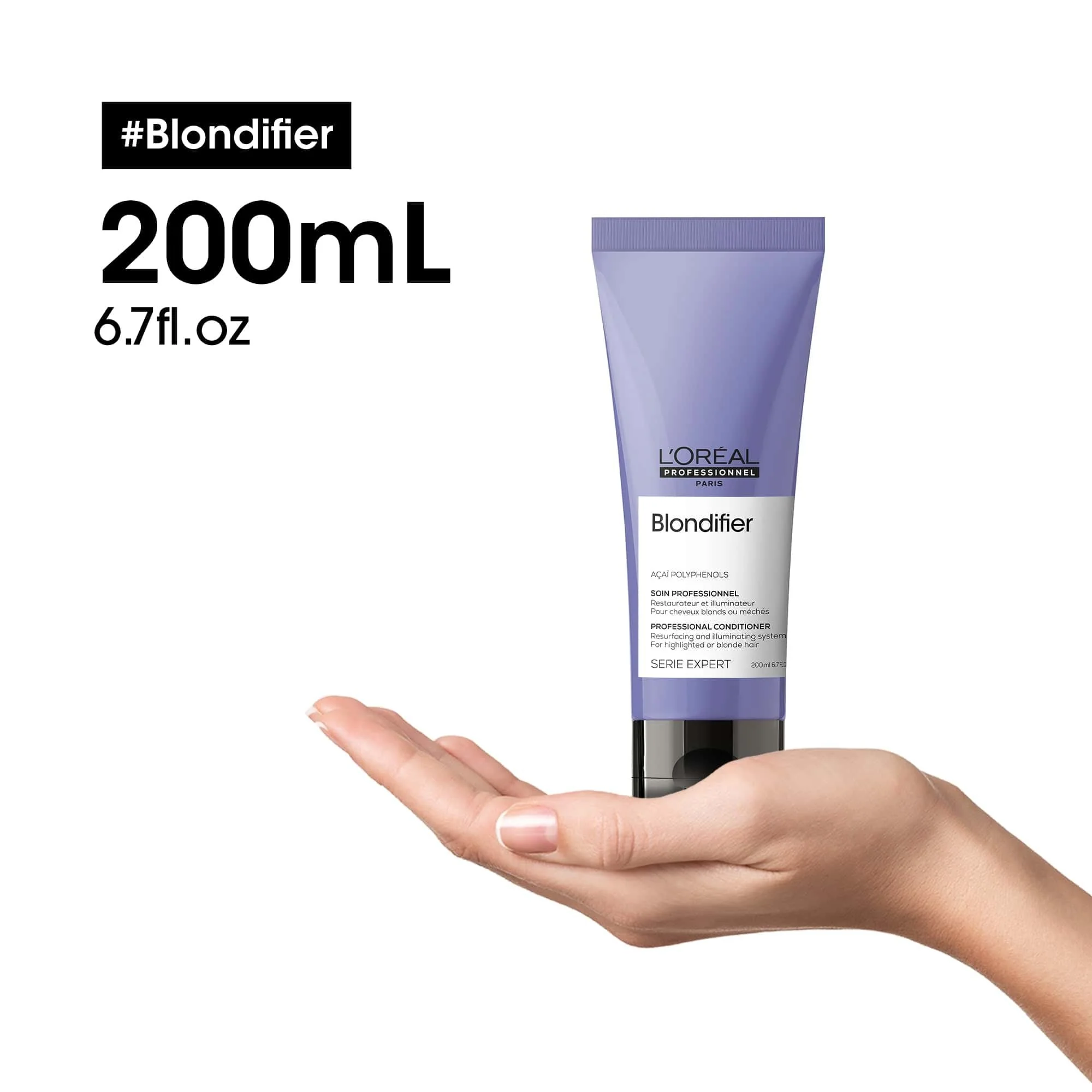 L'Oreal Professionnel Serie Expert Blondifier Gloss Resurfacing + Illuminating Conditioner 200ml - Image 5