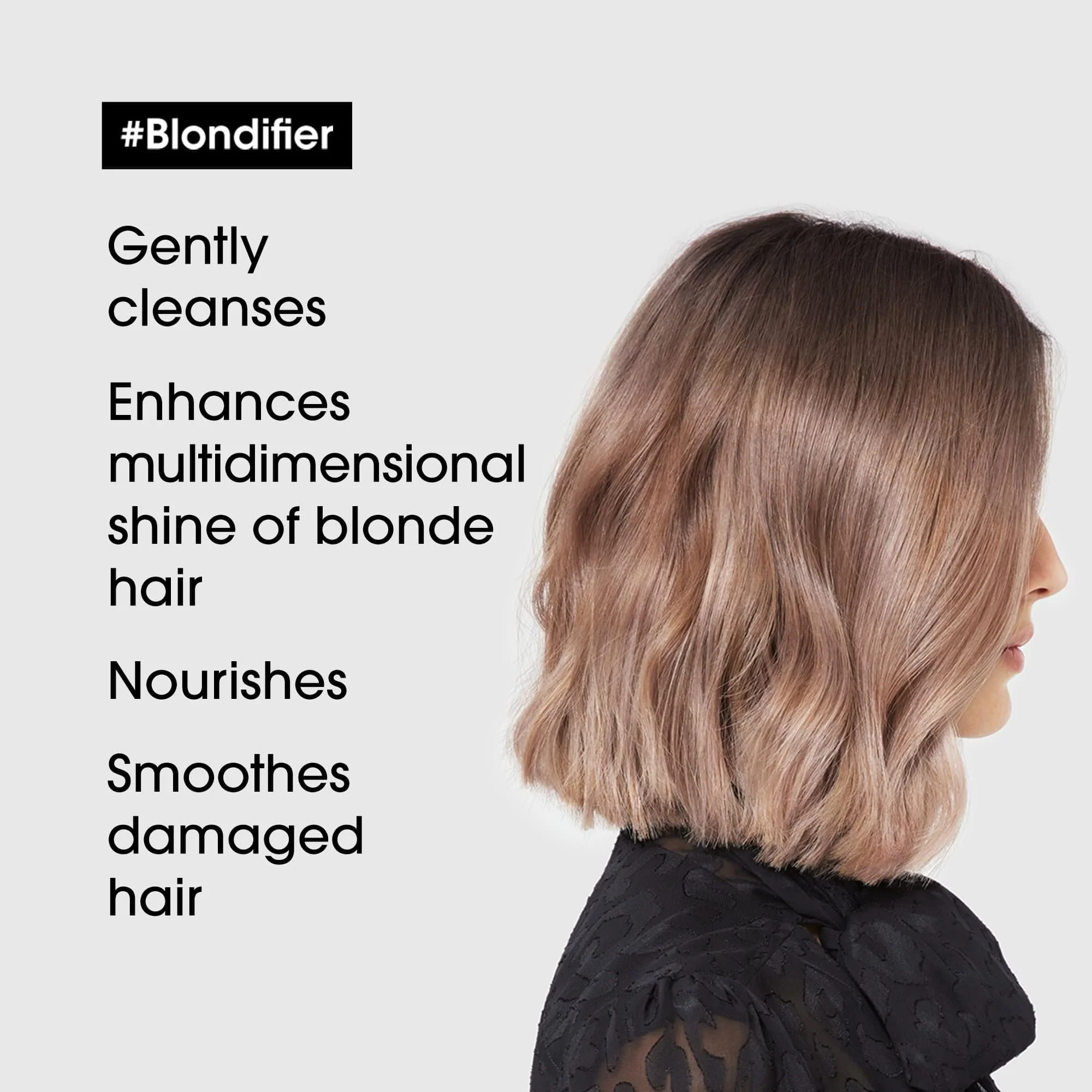 L'Oreal Professionnel Serie Expert Blondifier Gloss Resurfacing + Illuminating Shampoo 300ml - Image 4