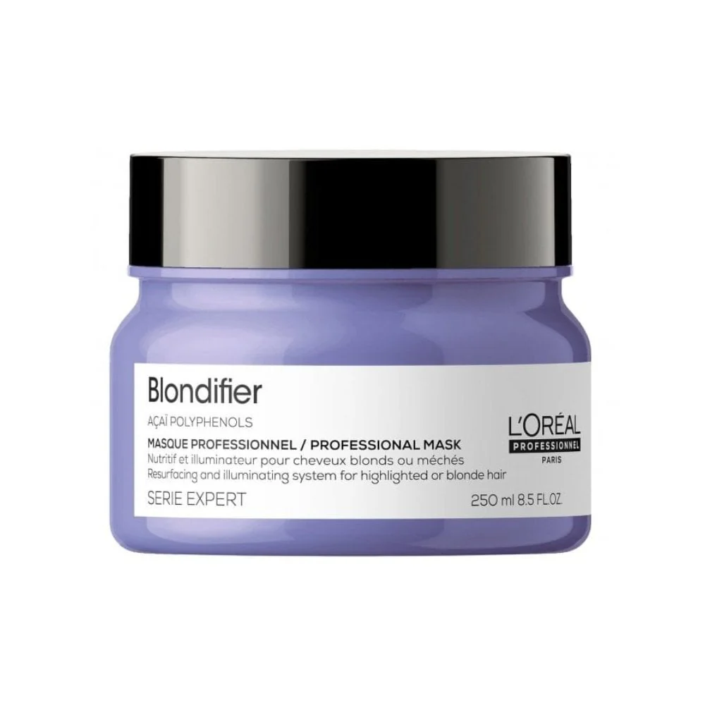 L'Oreal Professionnel Serie Expert Blondifier Gloss Resurfacing + Illuminating Shampoo 300ml, Conditioner 200ml & Mask 250ml Trio - Image 4