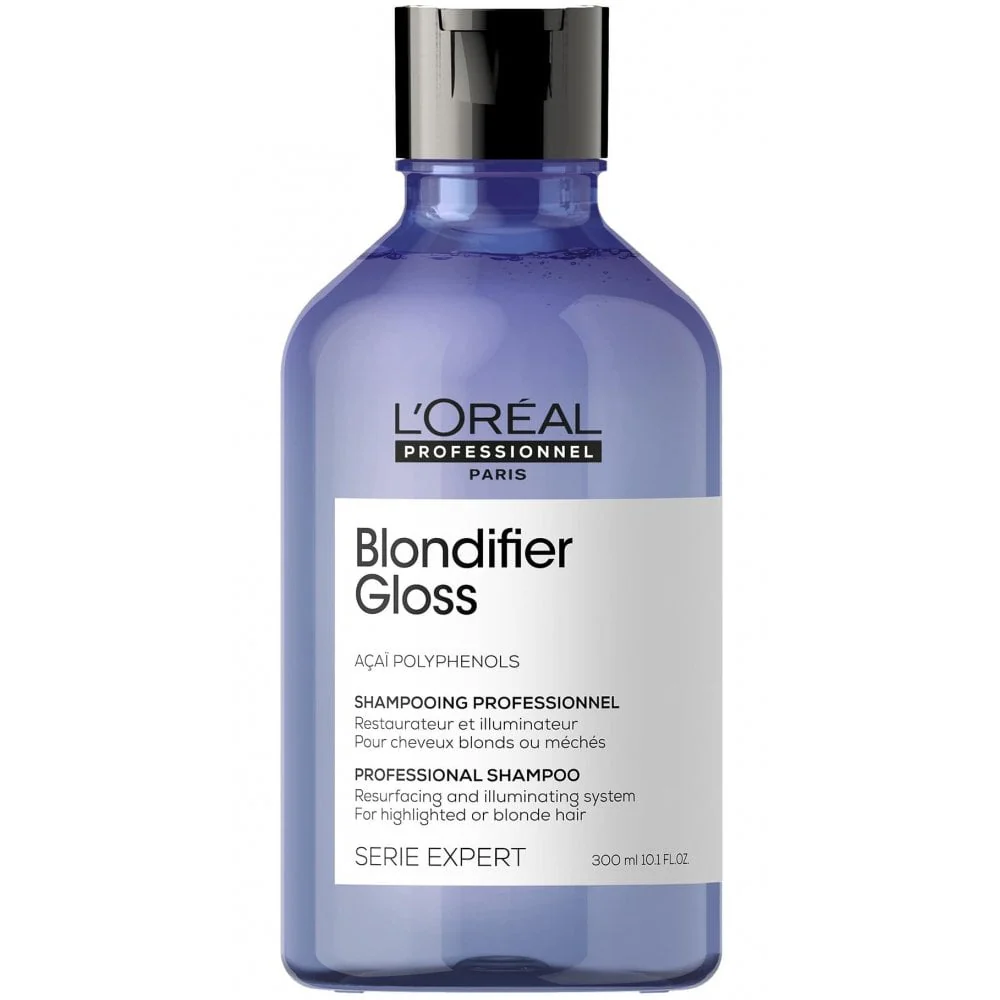 L'Oreal Professionnel Serie Expert Blondifier Gloss Resurfacing + Illuminating Shampoo 300ml & Conditioner 200ml Twin - Image 2