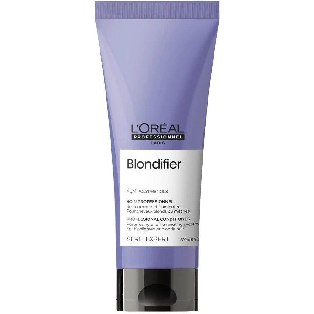 L'Oreal Professionnel Serie Expert Blondifier Gloss Resurfacing + Illuminating Shampoo 300ml & Conditioner 200ml Twin - Image 3