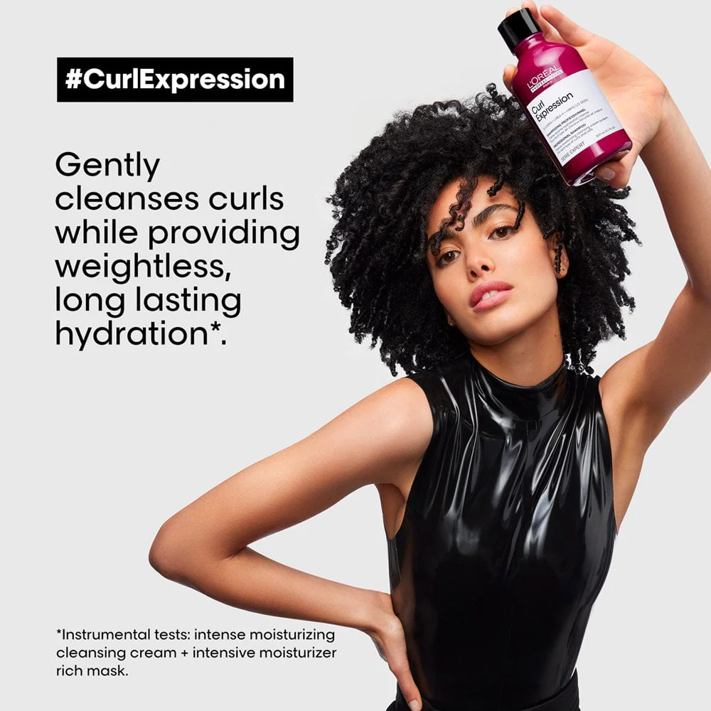 L'Oreal Professionnel Serie Expert Curl Expression Intense Moisturising Cleansing Cream Shampoo 1500ml - Image 4