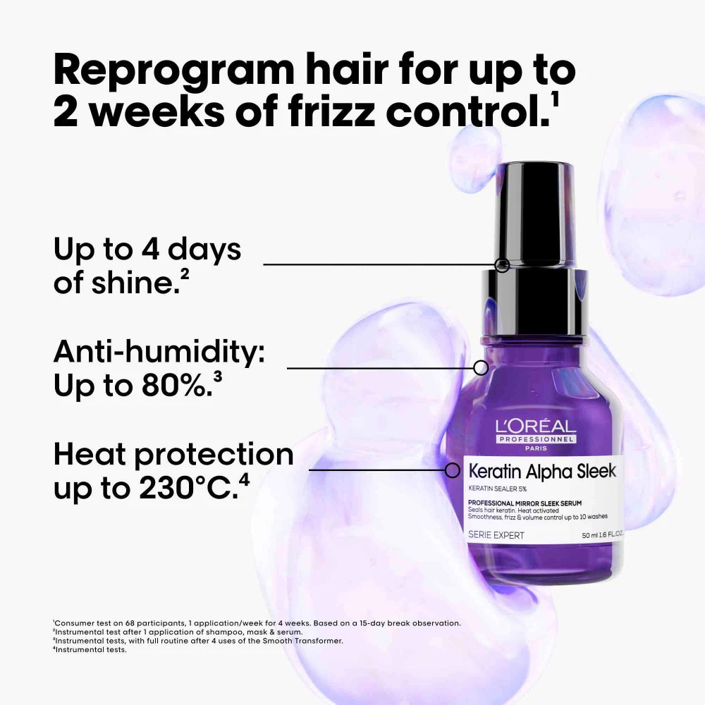 L'Oreal Professionnel Serie Expert Keratin Alpha Sleek Complete Regime - Image 5