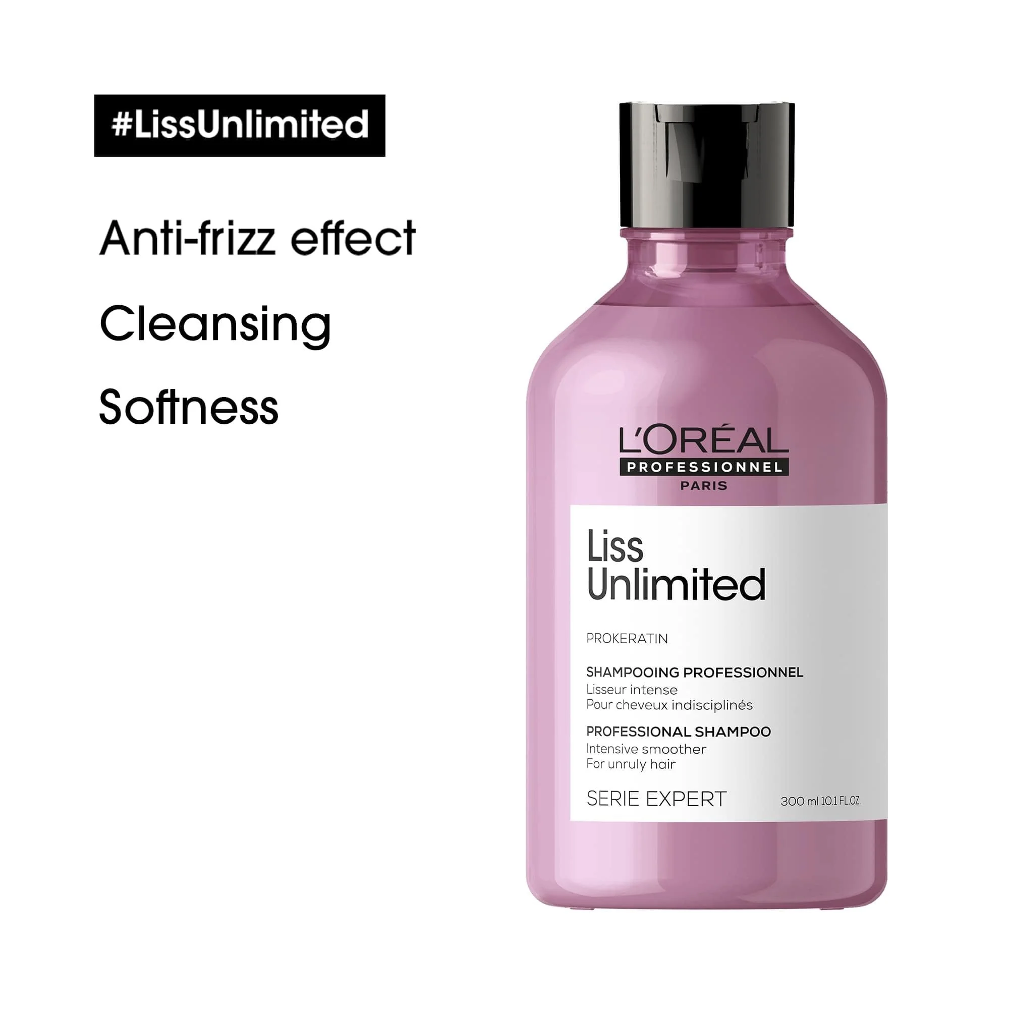 L'Oreal Professionnel Serie Expert Liss Unlimited Intensive Smoother Shampoo 300ml - Image 3