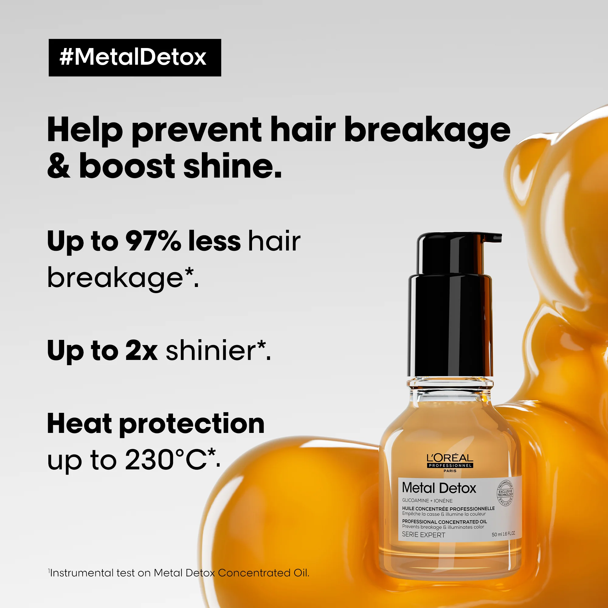 L'Oreal Professionnel Serie Expert Metal Detox Anti-Deposit Protector Concentrated Oil 50ml - Image 2