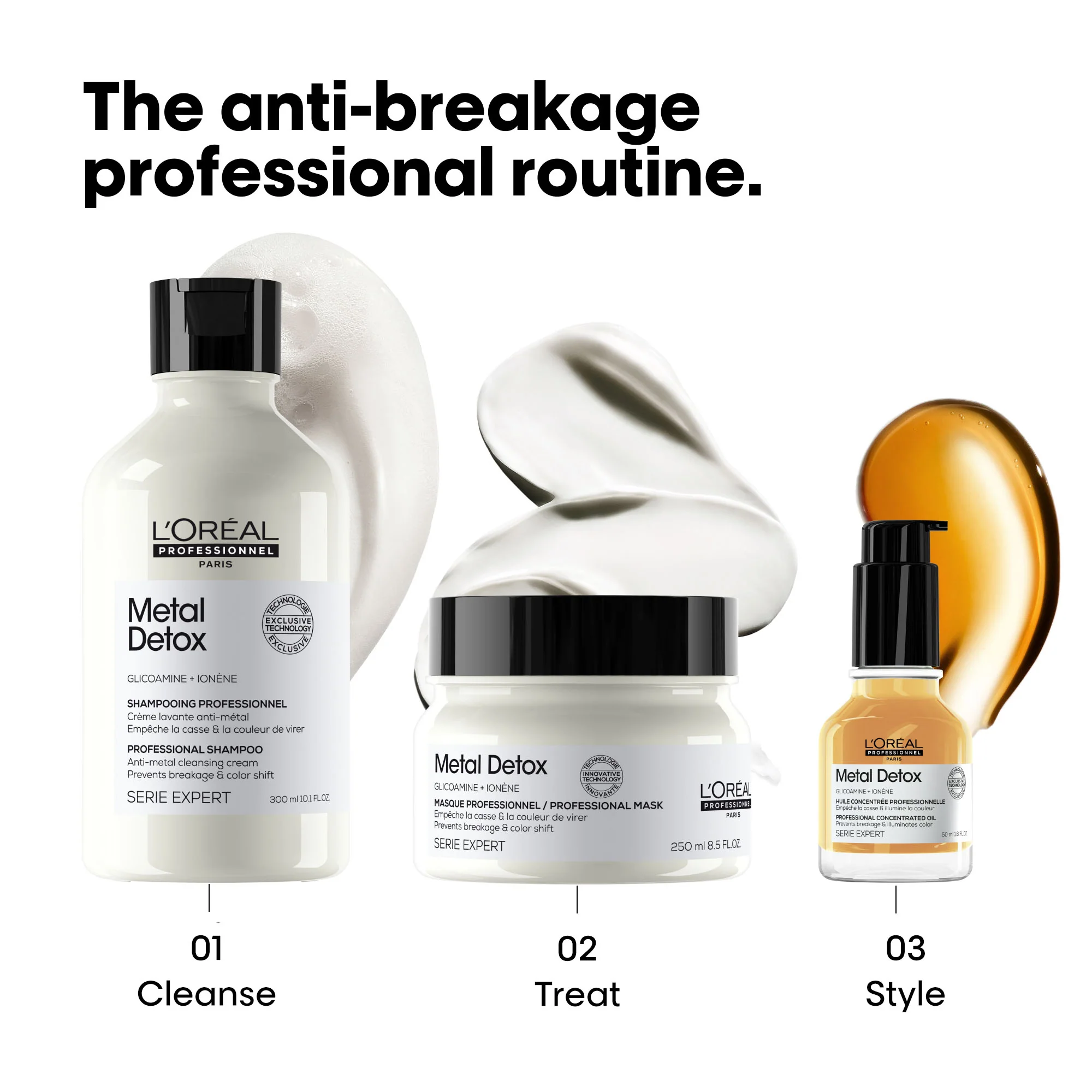L'Oreal Professionnel Serie Expert Metal Detox Anti-Metal Cleansing Cream Mask 150ml - Image 6