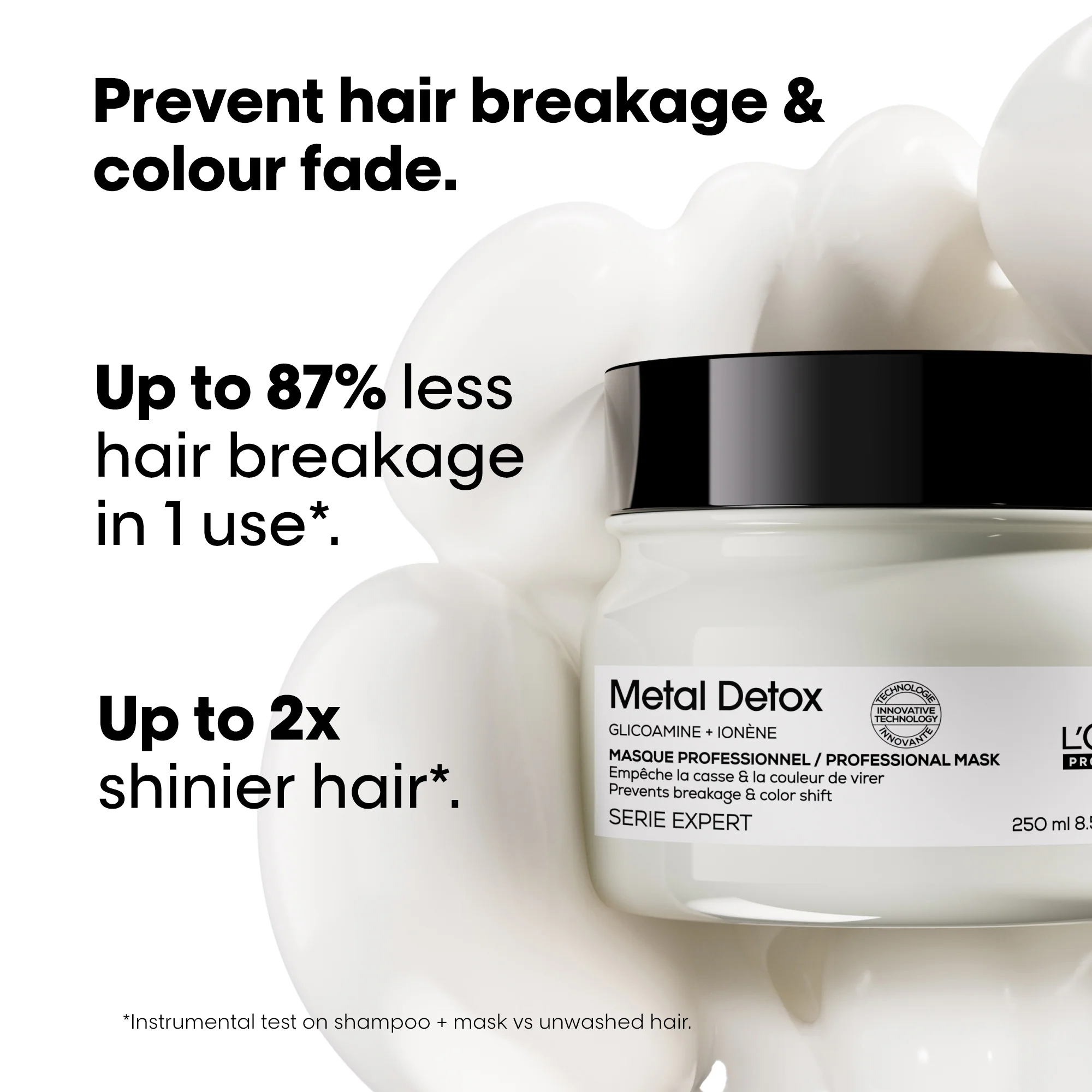 L'Oreal Professionnel Serie Expert Metal Detox Anti-Metal Cleansing Cream Mask 250ml - Image 2