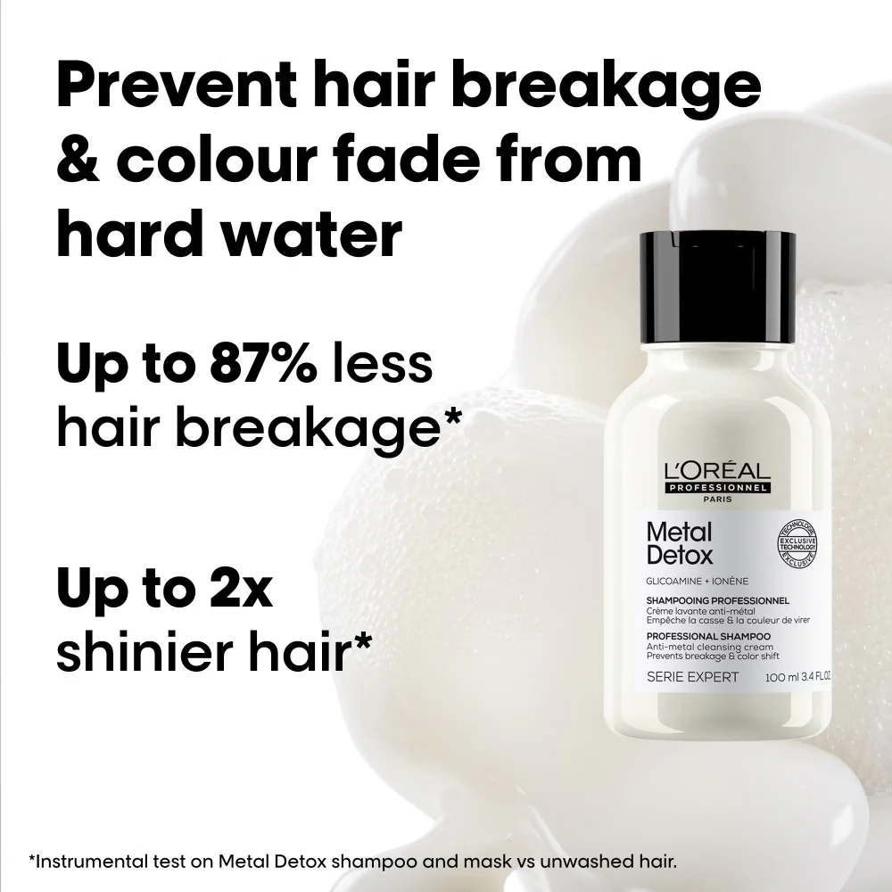 L'Oreal Professionnel Serie Expert Metal Detox Anti-Metal Cleansing Cream Shampoo 100ml - Image 2