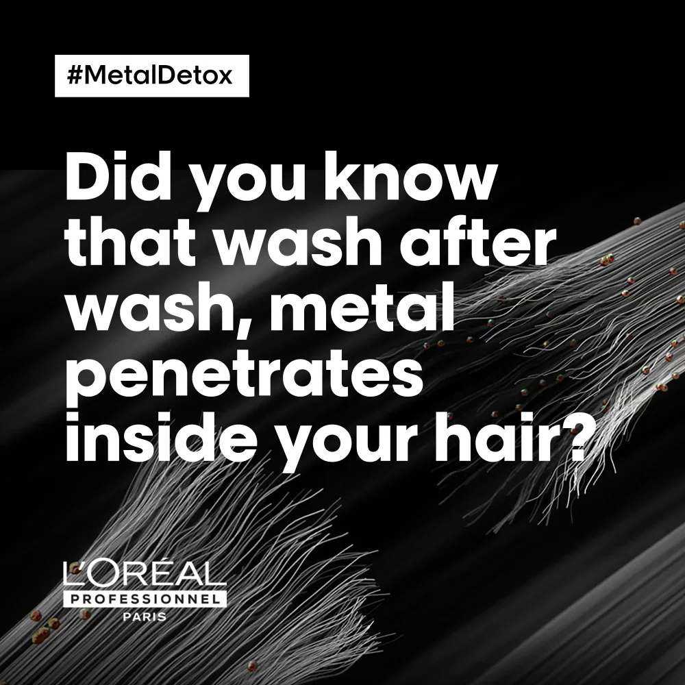 L'Oreal Professionnel Serie Expert Metal Detox Anti-Metal Cleansing Cream Shampoo 100ml - Image 4
