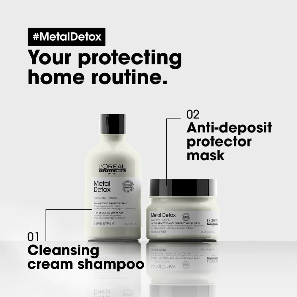 L'Oreal Professionnel Serie Expert Metal Detox Anti-Metal Cleansing Cream Shampoo 1500ml - Image 2
