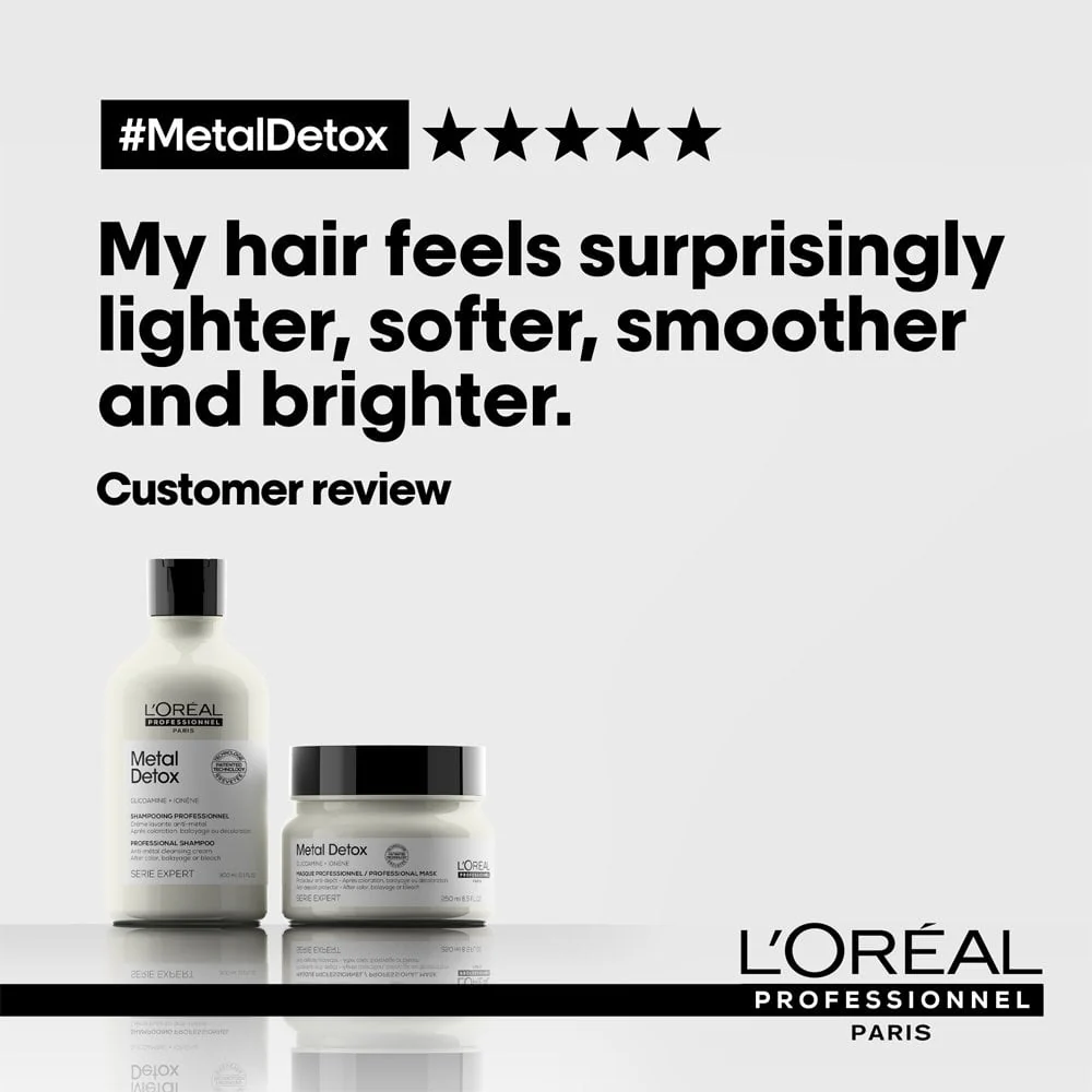 L'Oreal Professionnel Serie Expert Metal Detox Anti-Metal Cleansing Cream Shampoo 1500ml - Image 4