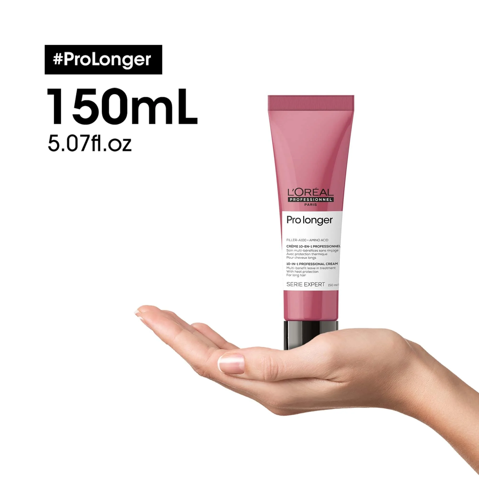 L'Oreal Professionnel Serie Expert Pro Longer 10-In-1 Multi-Benefit Leave-In Treatment Cream 150ml - Image 8