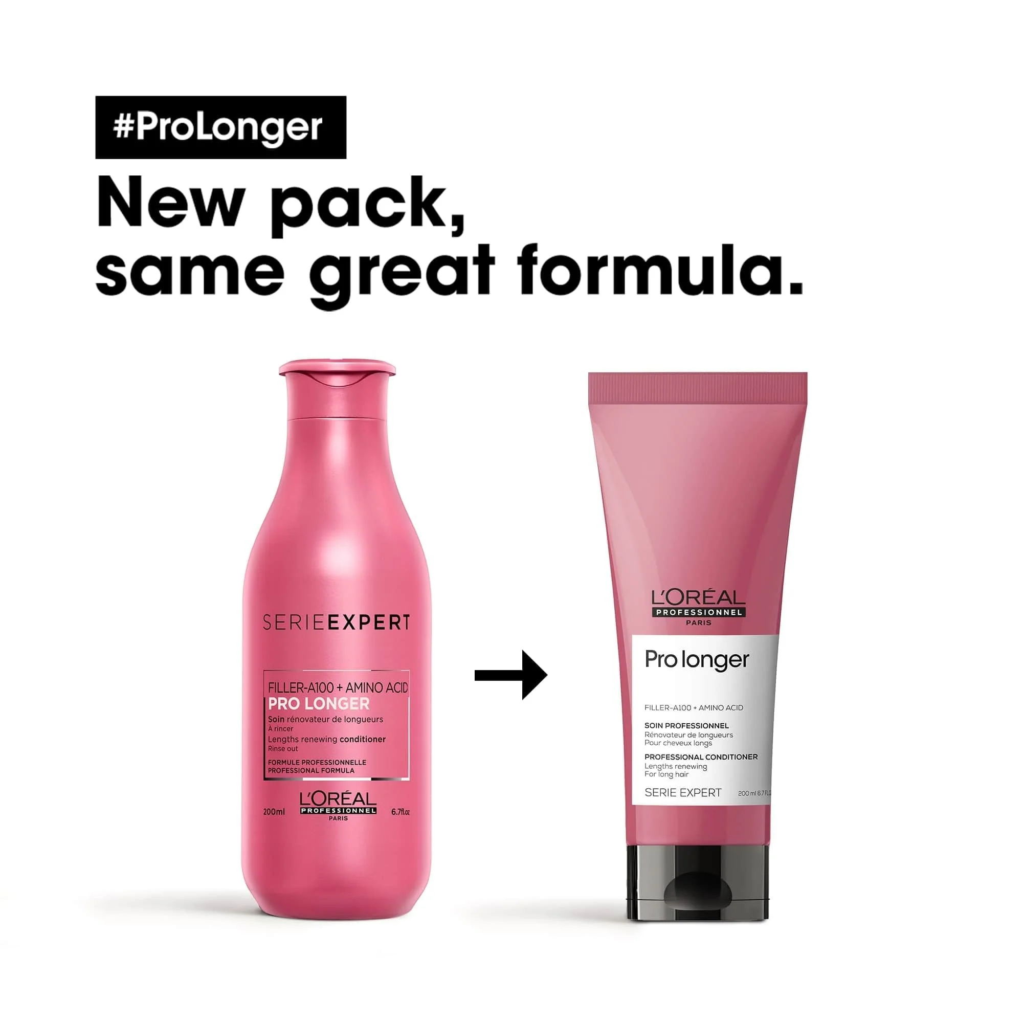L'Oreal Professionnel Serie Expert Pro Longer Lengths Renewing Conditioner 200ml - Image 2