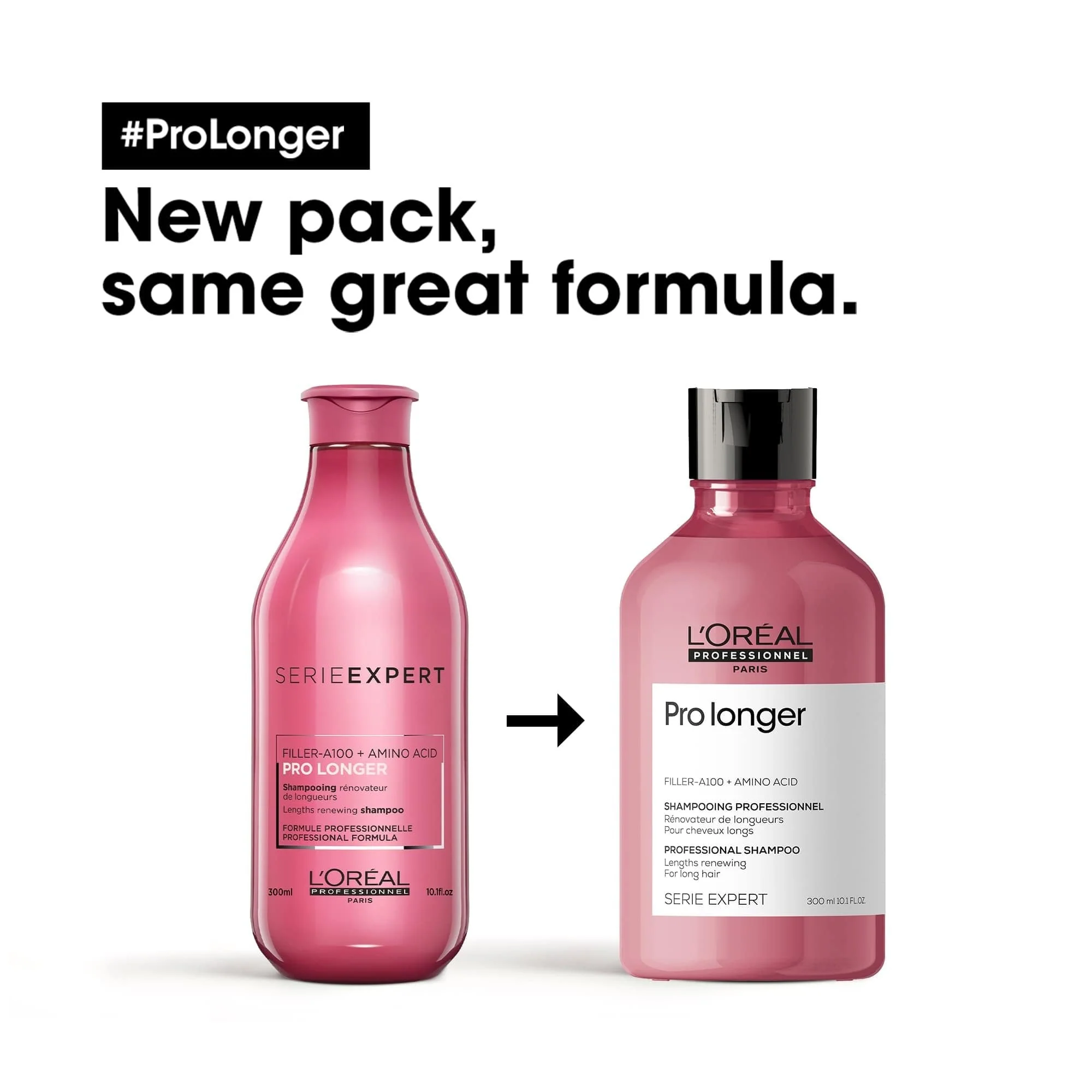 L'Oreal Professionnel Serie Expert Pro Longer Lengths Renewing Shampoo 300ml - Image 2