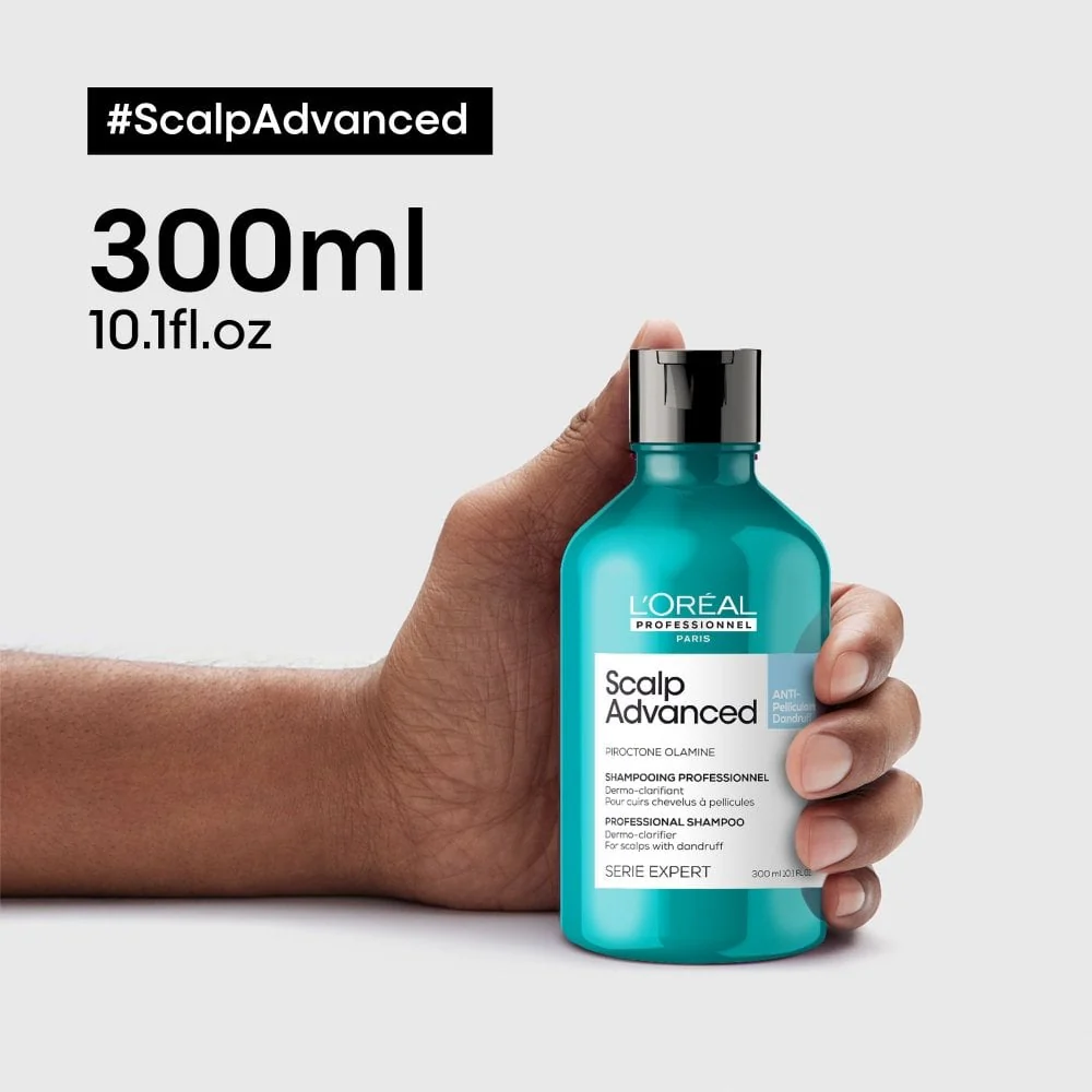 L'Oreal Professionnel Serie Expert Scalp Advanced Anti-Dandruff Dermo-Clarifier Shampoo 300ml - Image 8