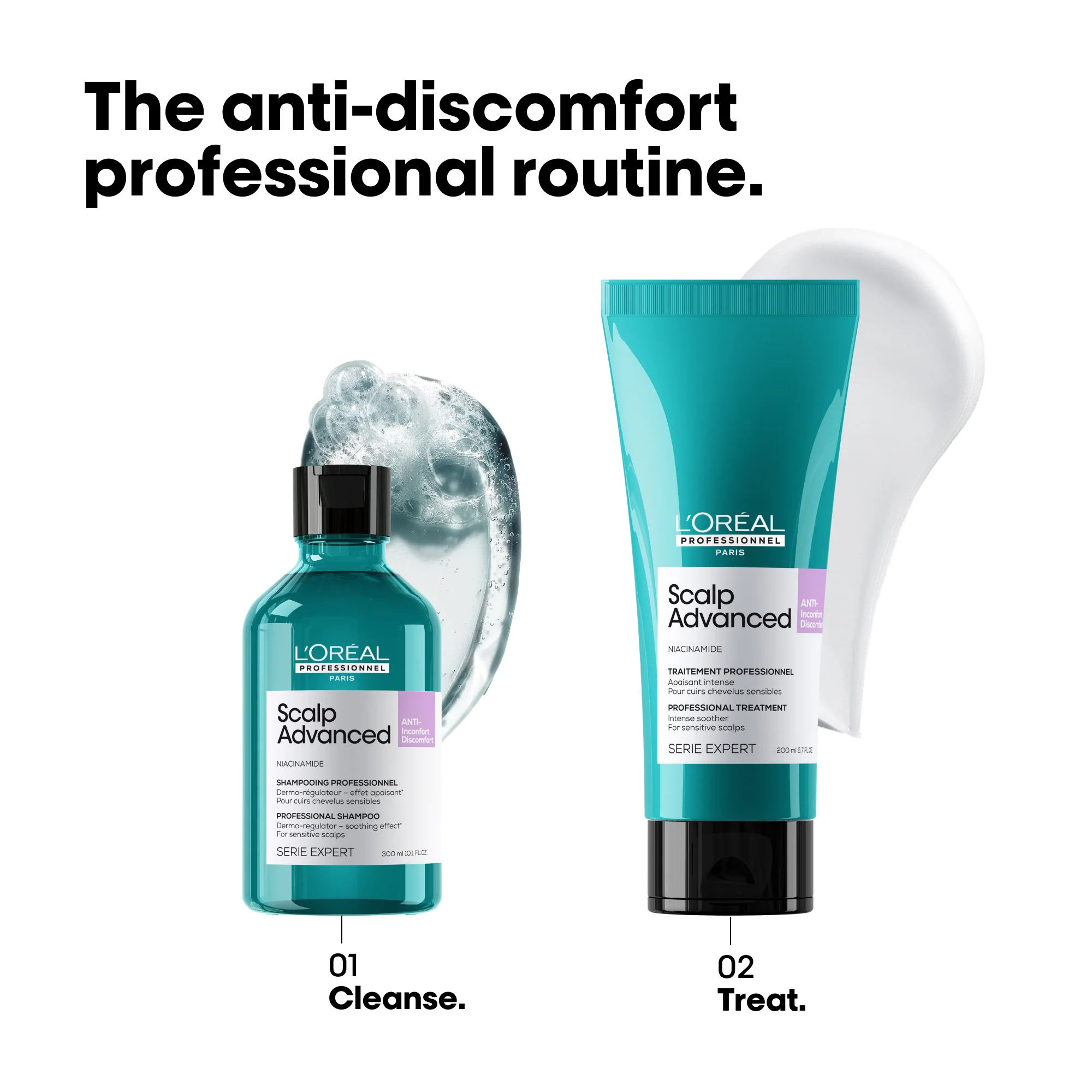 L'Oreal Professionnel Serie Expert Scalp Advanced Anti-Discomfort Dermo-Regulator Shampoo 300ml - Image 4