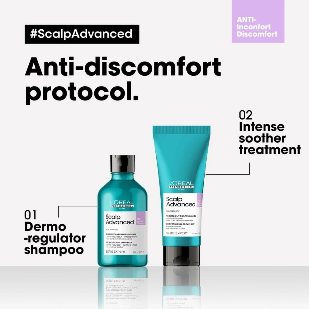 L'Oreal Professionnel Serie Expert Scalp Advanced Anti-Discomfort Intense Soother Hair Treatment 200ml - Image 6