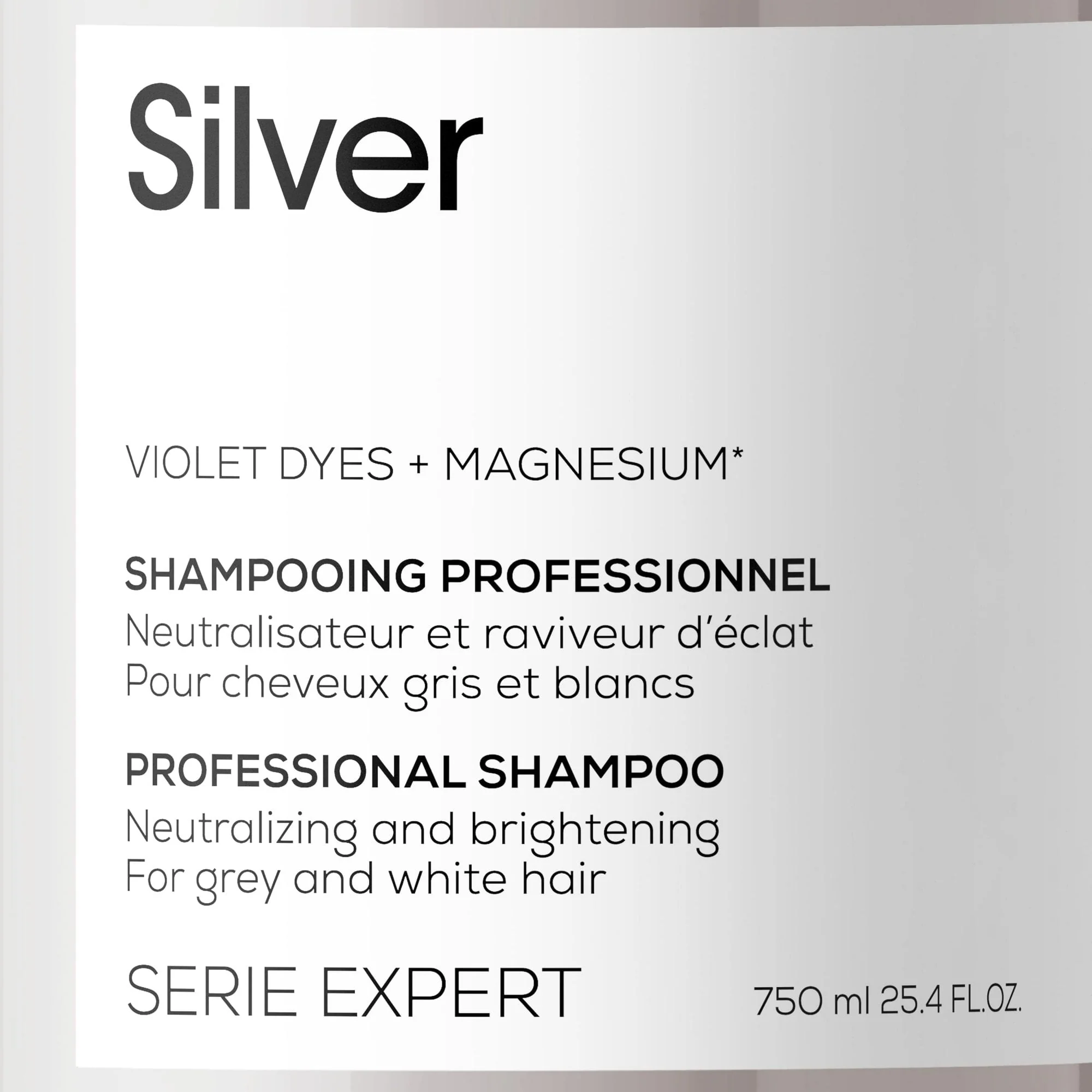L'Oreal Professionnel Serie Expert Silver Neutralising + Brightening Shampoo 1500ml - Image 3