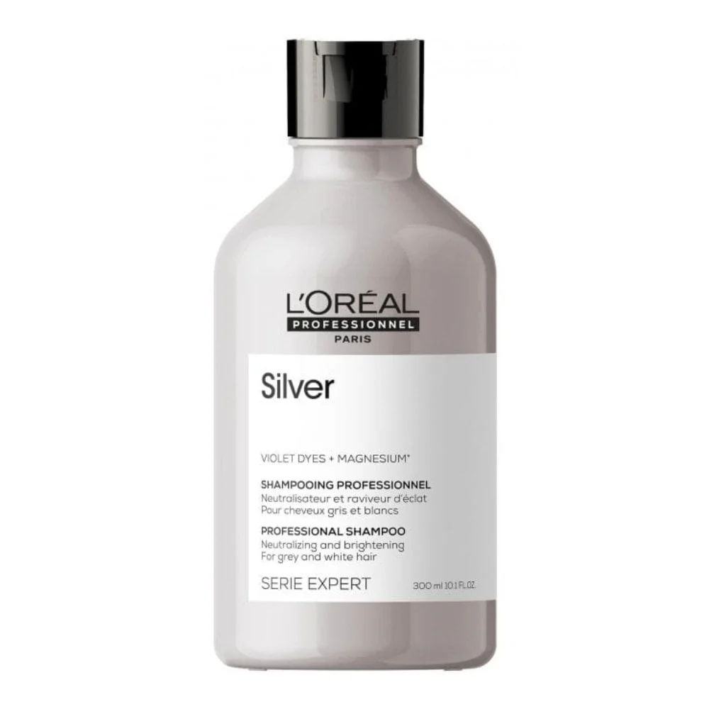 L'Oreal Professionnel Serie Expert Silver Neutralising + Brightening Shampoo 300ml & Conditioner 200ml Twin - Image 2