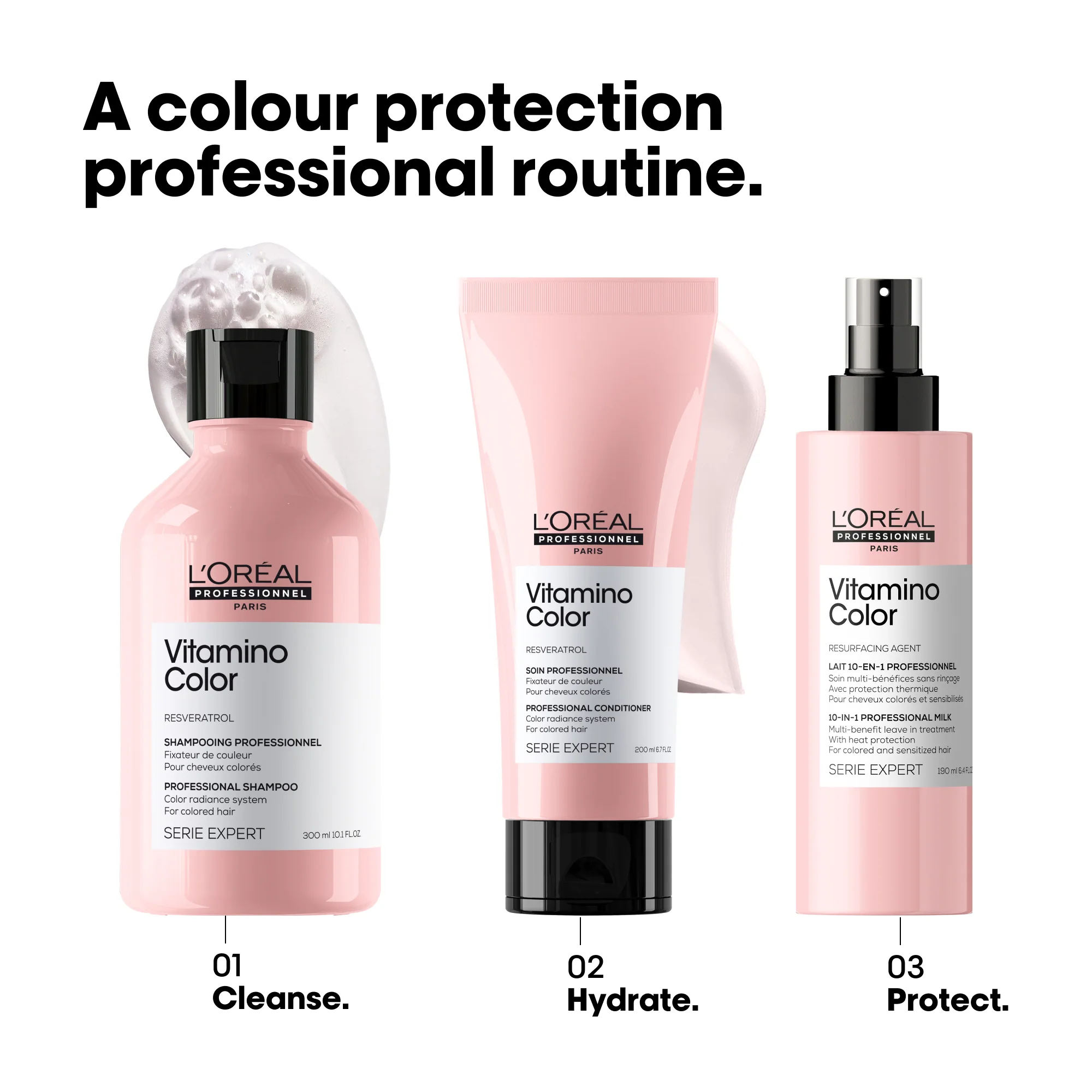 L'Oreal Professionnel Serie Expert Vitamino Colour Radiance Conditioner 200ml - Image 4
