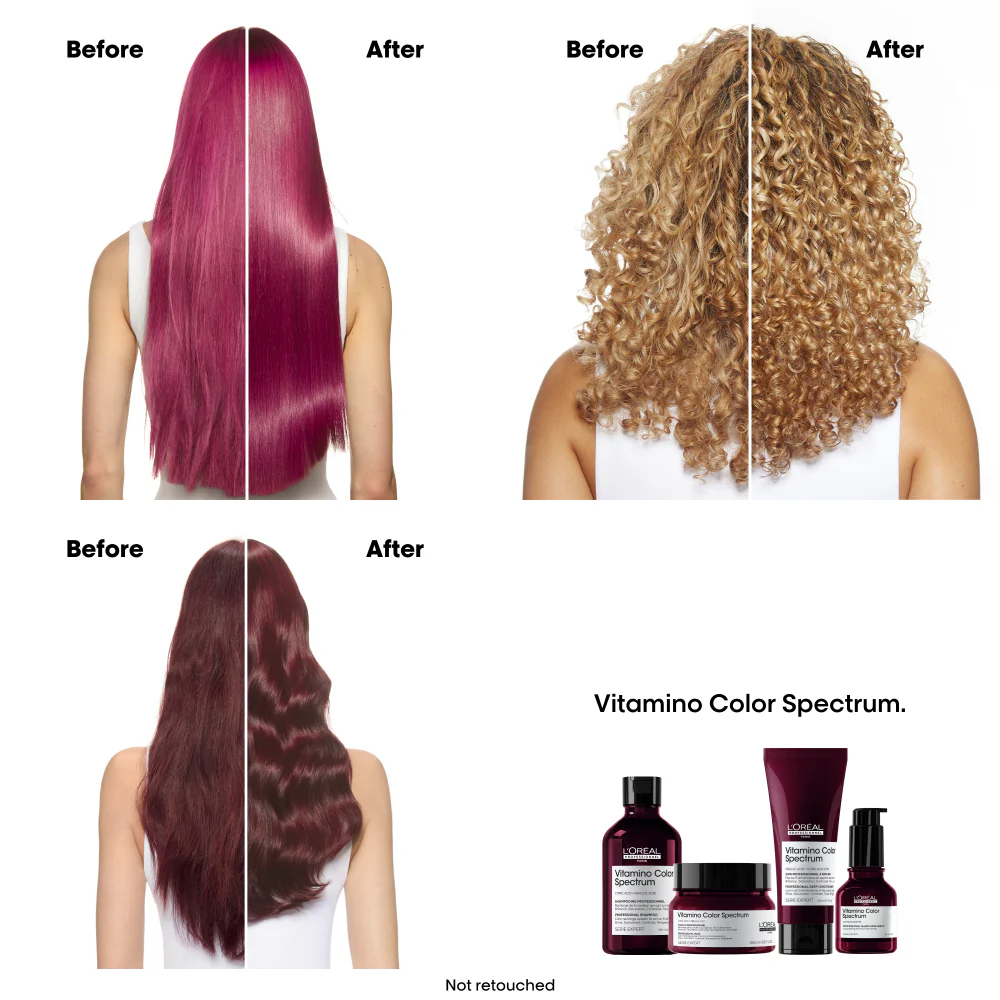L'Oreal Professionnel Serie Expert Vitamino Colour Spectrum Glass Shine Hair Serum 50ml - Image 5