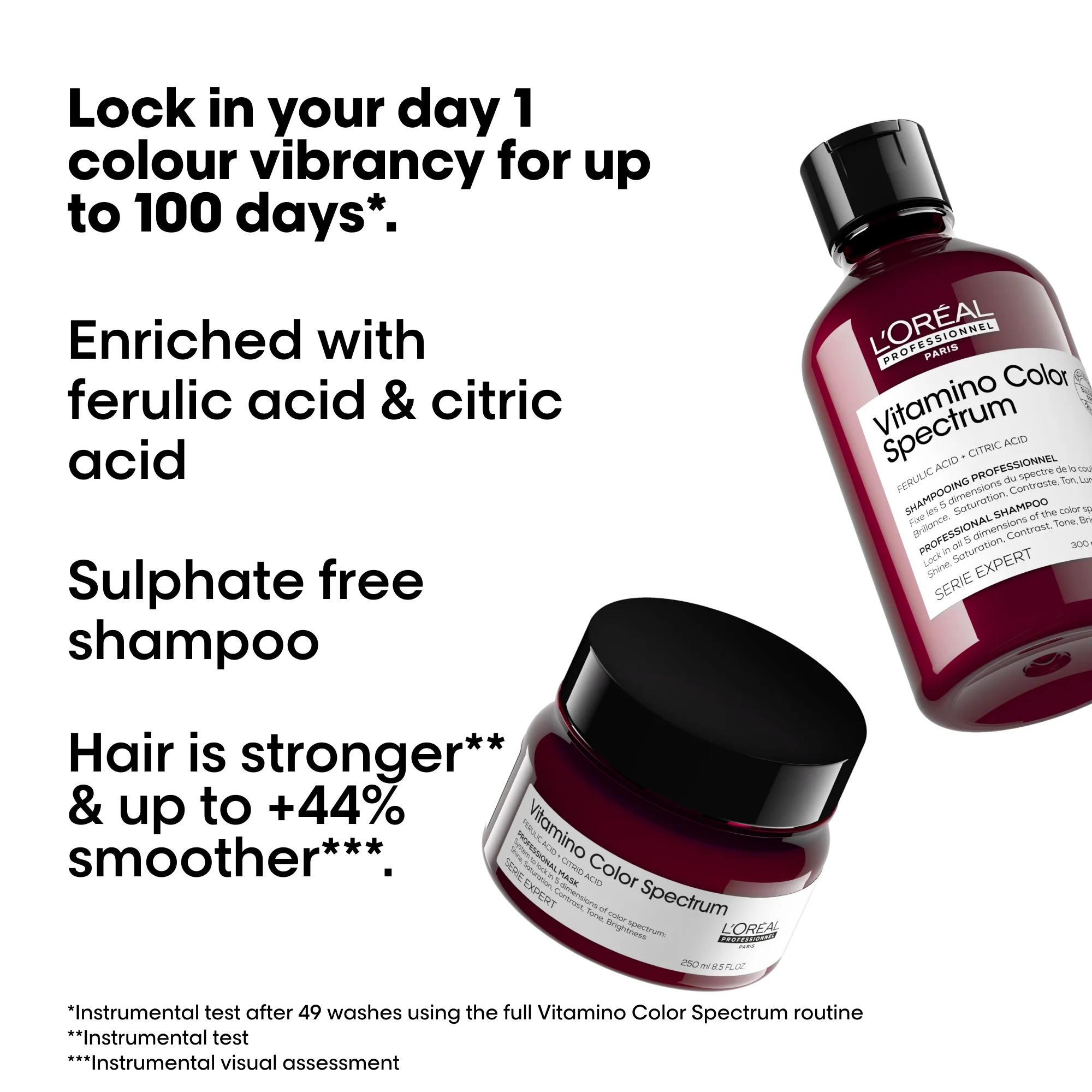 L'Oreal Professionnel Serie Expert Vitamino Colour Spectrum Shampoo, Mask & Serum Trio - Image 2