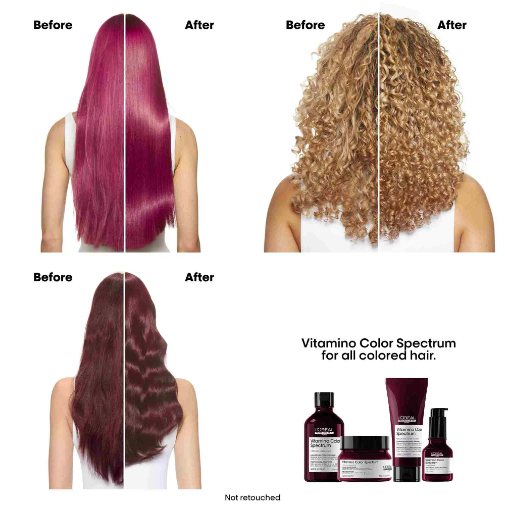 L'Oreal Professionnel Serie Expert Vitamino Colour Spectrum Shampoo Refill Pouch 1000ml - Image 5