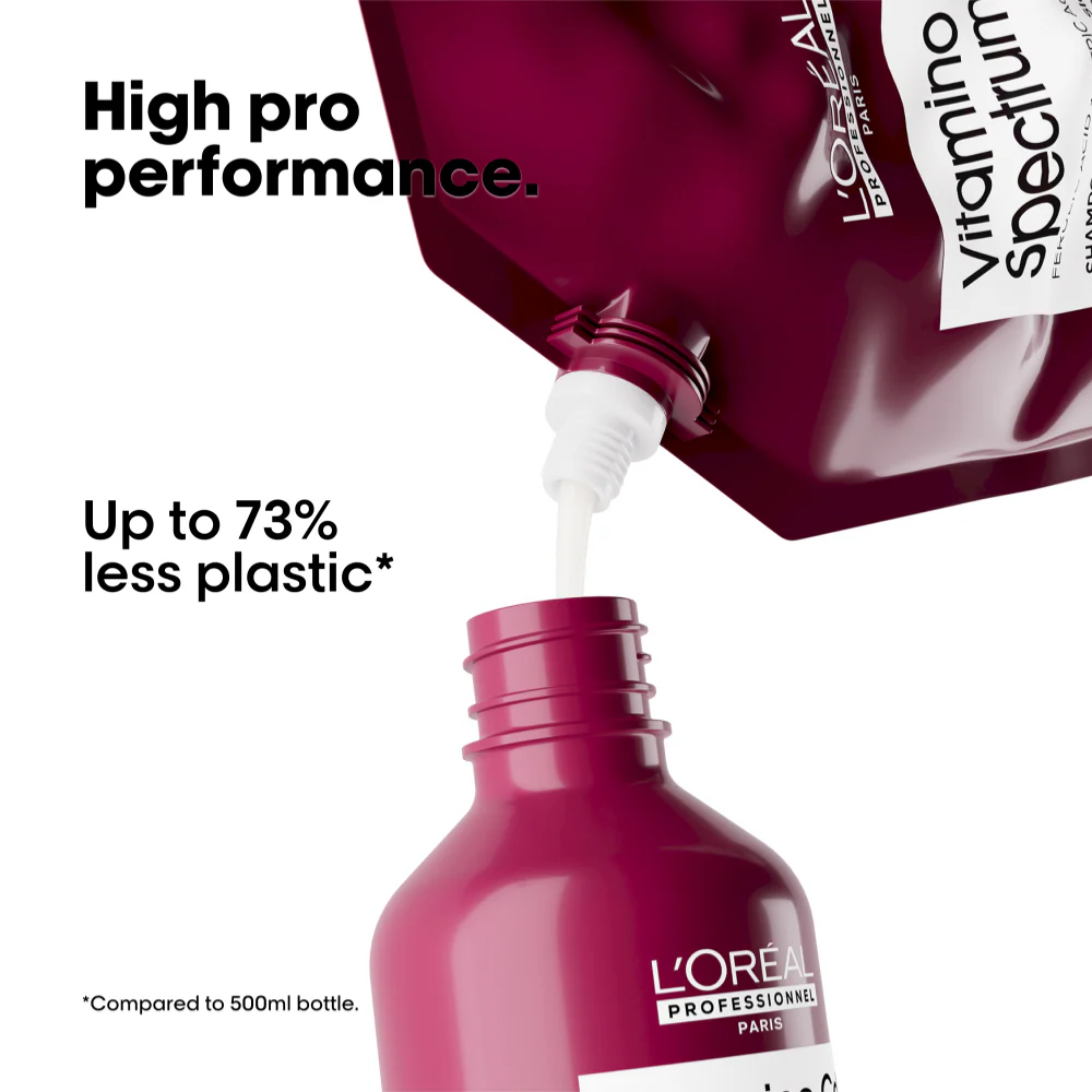 L'Oreal Professionnel Serie Expert Vitamino Colour Spectrum Shampoo Refill Pouch 500ml - Image 5
