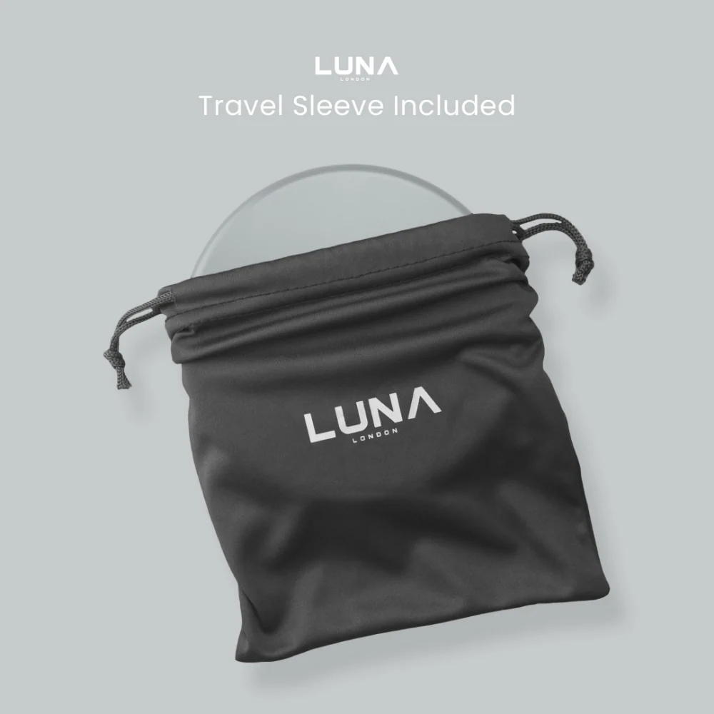 Luna London Compact Mirror Chalk Grey - Image 6