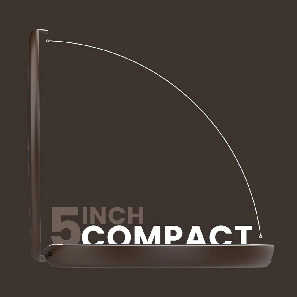 Luna London Compact Mirror Espresso Brown - Image 4