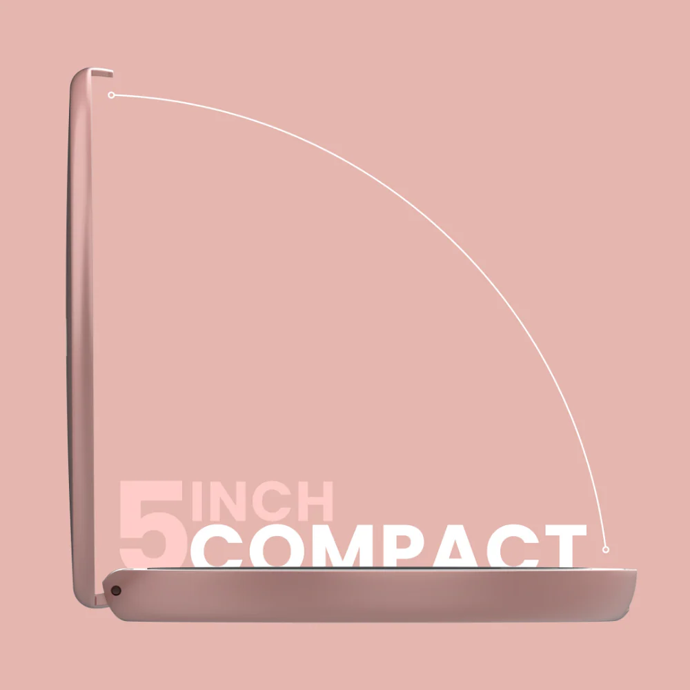 Luna London Compact Mirror Rose Gold - Image 4