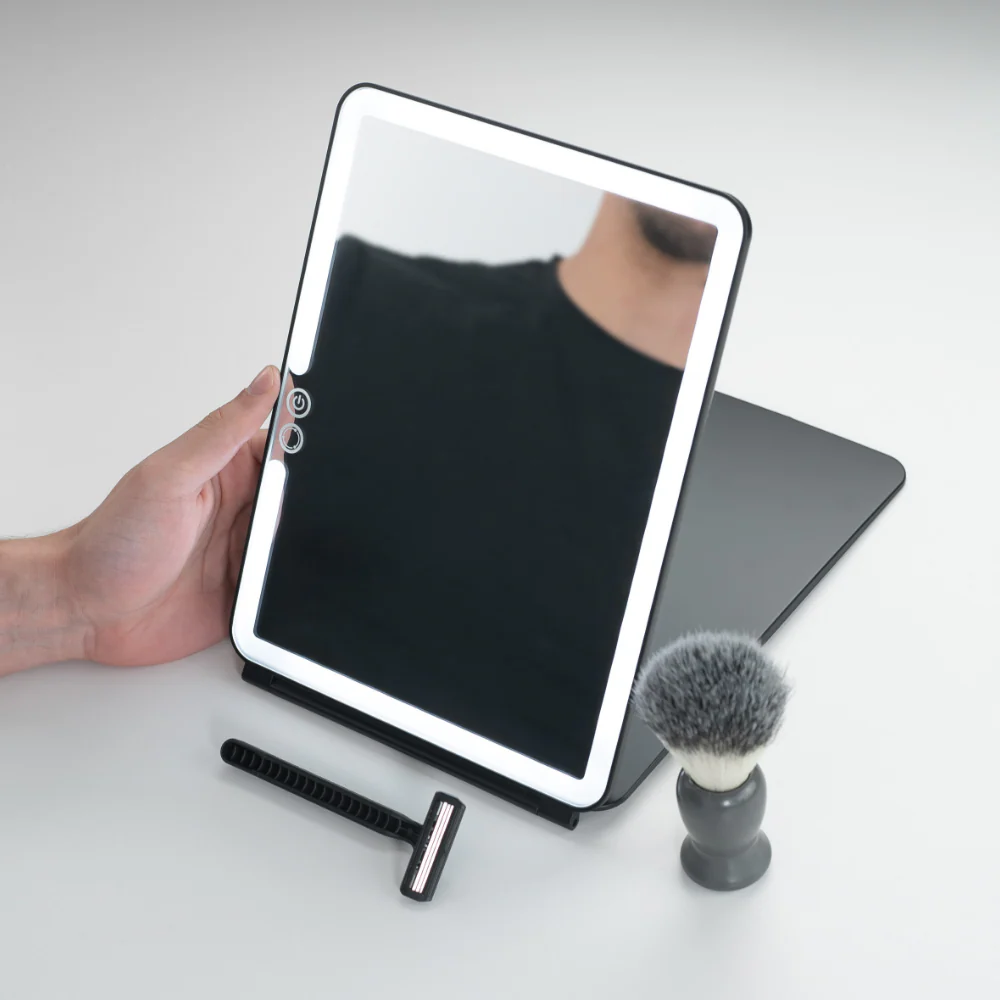 Luna London Eclipse Travel Mirror Matte Black - Image 6