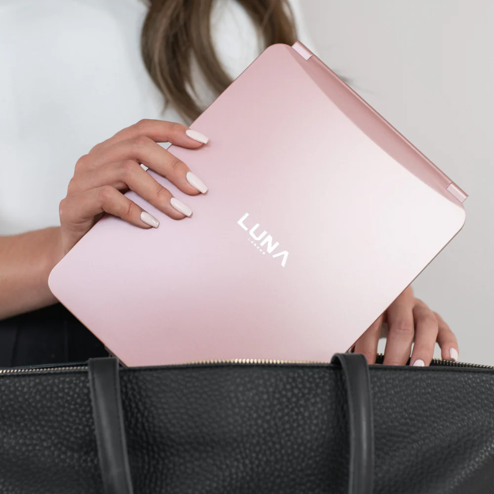 Luna London Eclipse Travel Mirror Rose Gold - Image 7