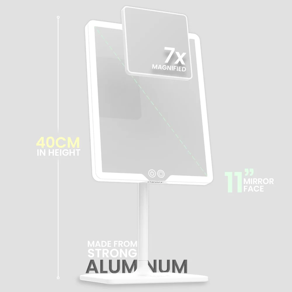 Luna London Orbit Mirror Alpine White - Image 2