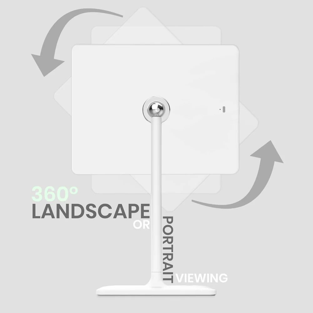 Luna London Orbit Mirror Alpine White - Image 5