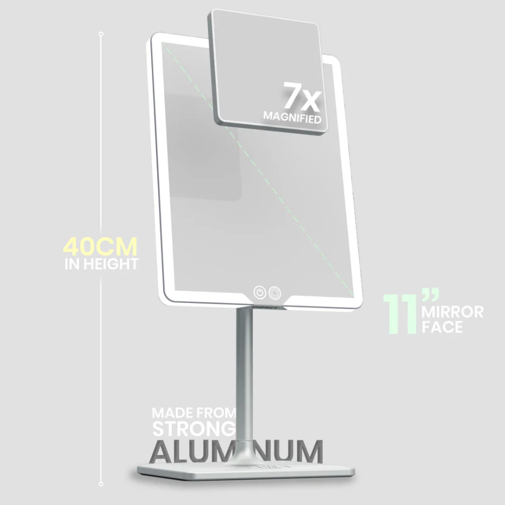 Luna London Orbit Mirror Chalk Grey - Image 4