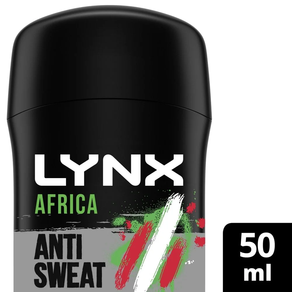 Lynx Africa 48h Anti-Perspirant Deodorant Stick 50ml - Image 2