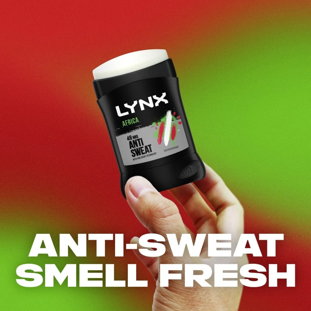 Lynx Africa 48h Anti-Perspirant Deodorant Stick 50ml - Image 3