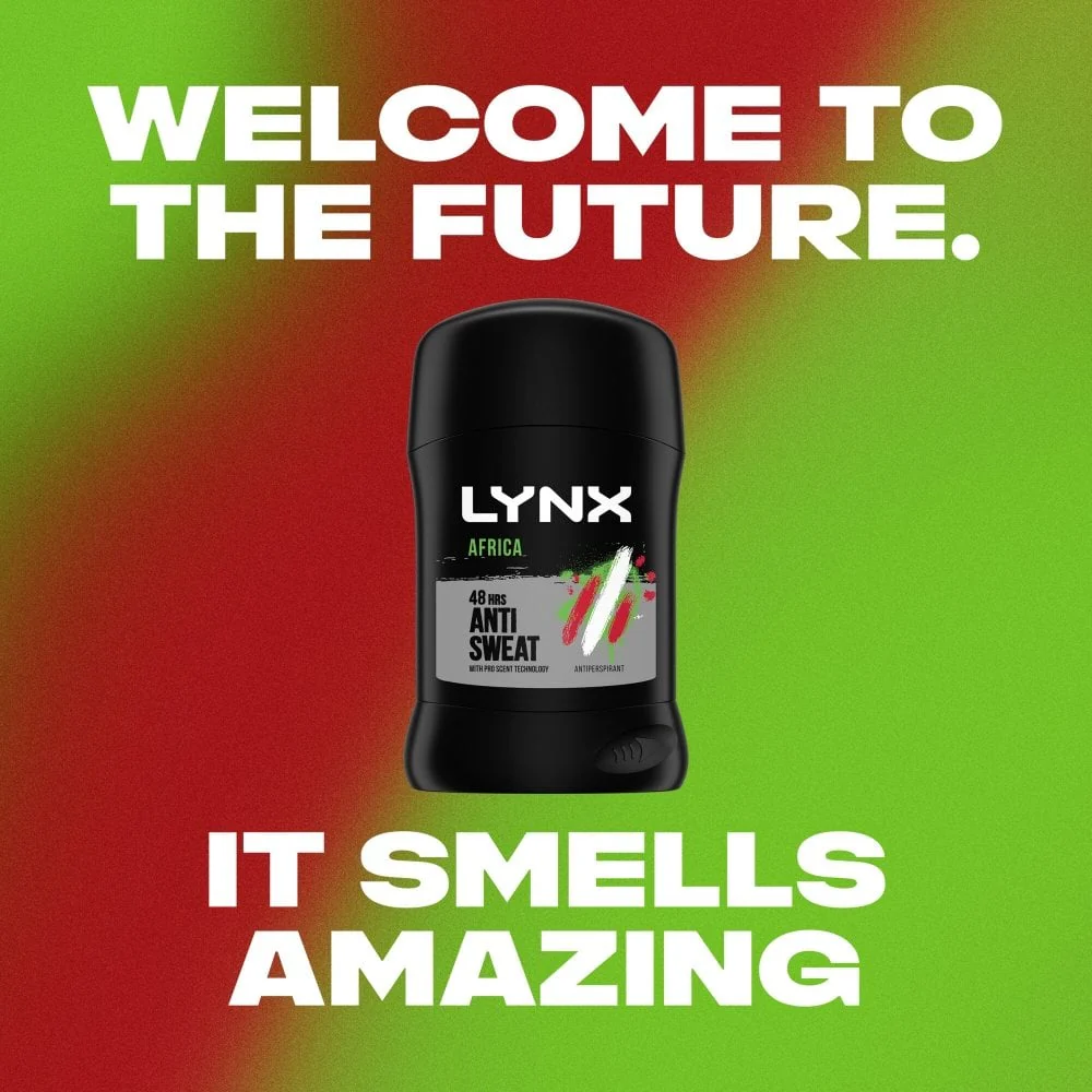 Lynx Africa 48h Anti-Perspirant Deodorant Stick 50ml - Image 7