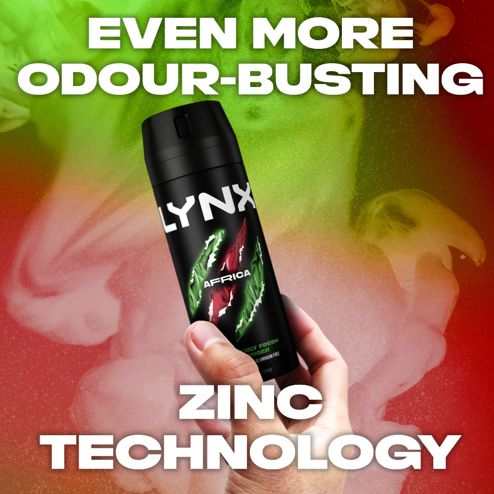 Lynx Africa 48h Deodorant Body Spray 150ml - Image 4