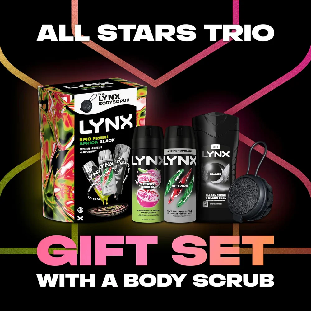 Lynx All Stars Body Wash & Body Spray Trio Gift Set - Image 5