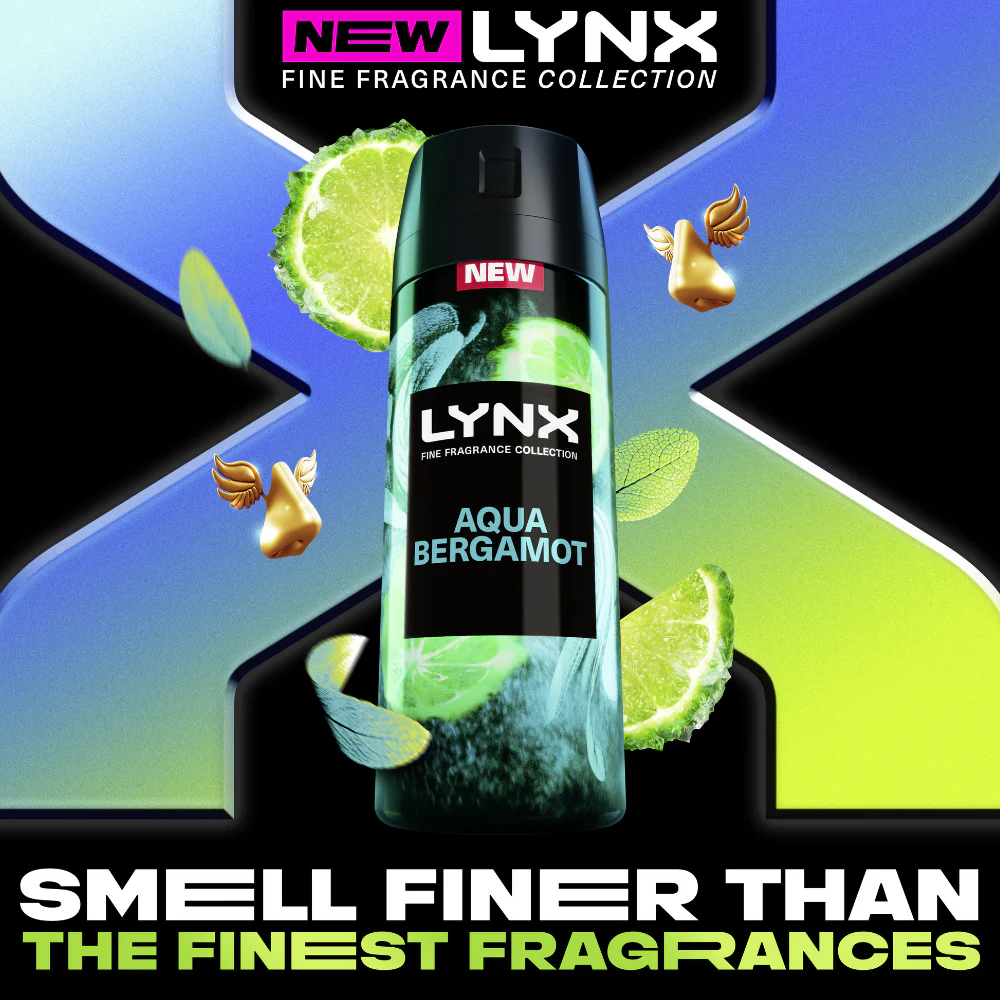 Lynx Fine Fragrance 72h Aqua Bergamot Sage & Juniper Premium Deodorant Body Spray 150ml - Image 4