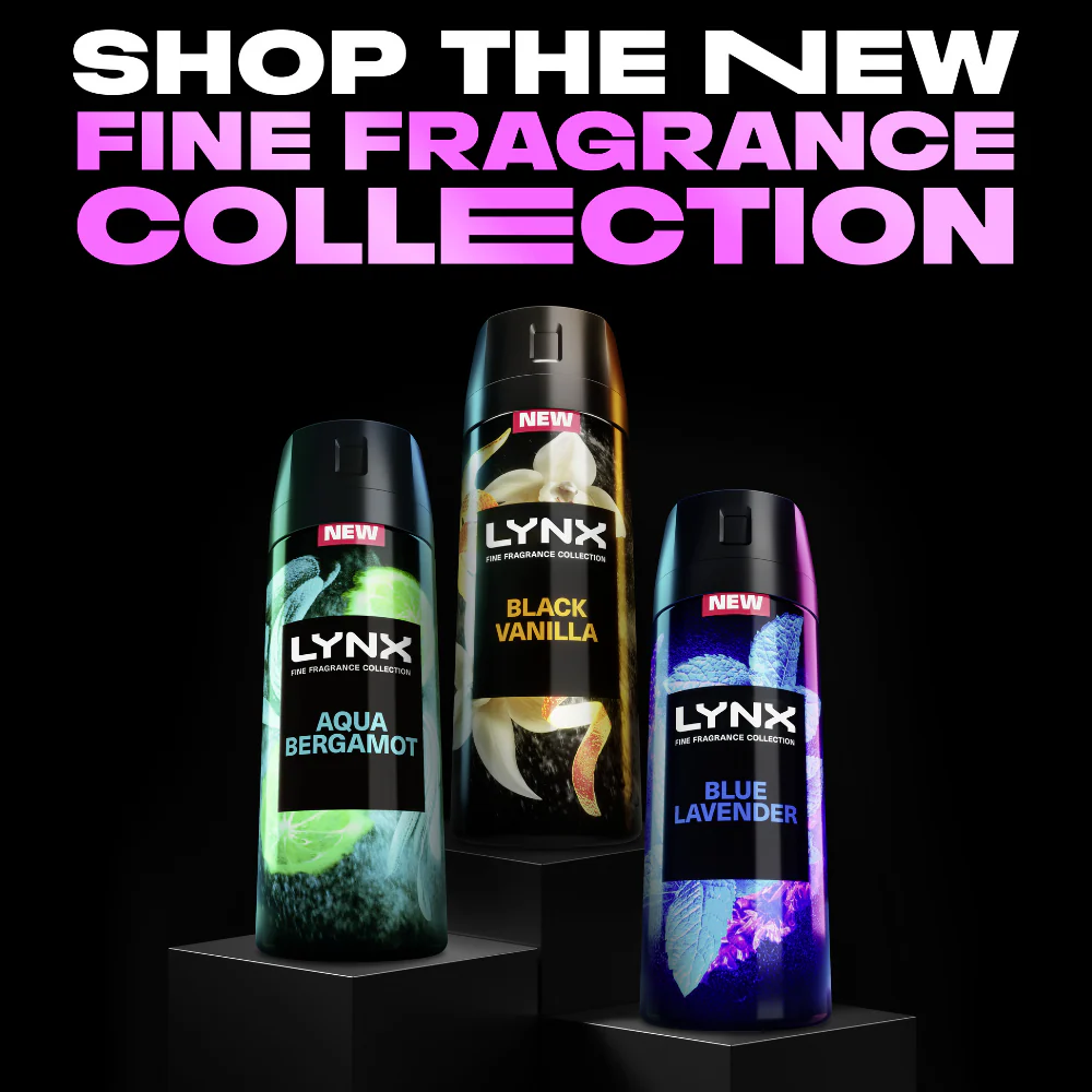 Lynx Fine Fragrance 72h Blue Lavender Mint & Amber Premium Deodorant Body Spray 150ml - Image 3