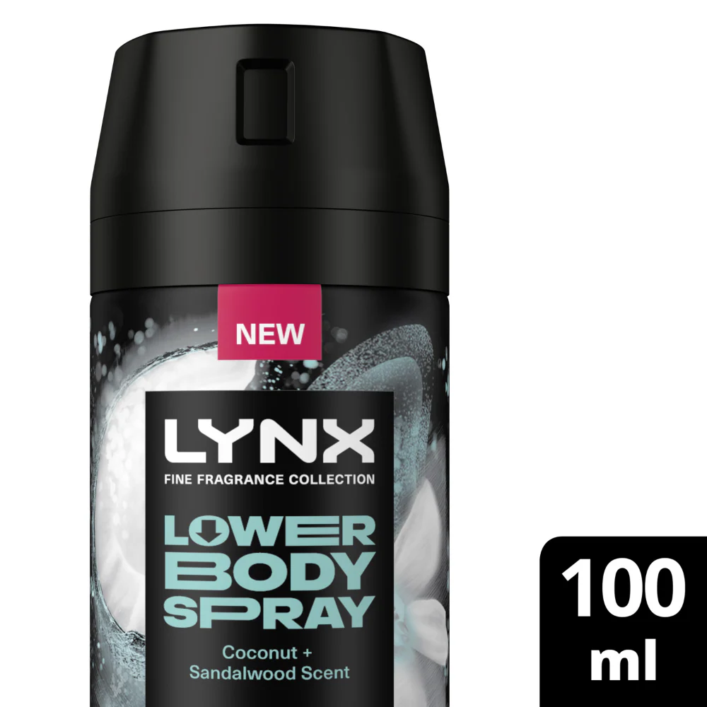 Lynx Fine Fragrance 72h Coconut & Sandalwood Lower Deodorant Body Spray 100ml - Image 2