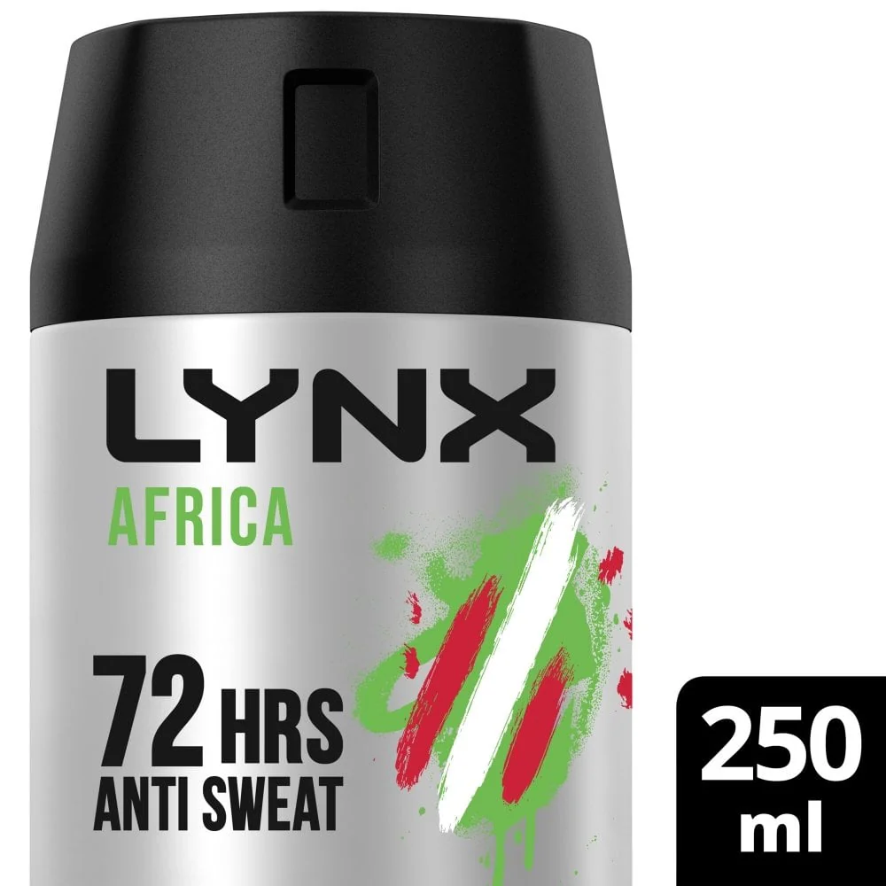Lynx XXL Africa 72h Anti-Perspirant Deodorant Spray 250ml - Image 2