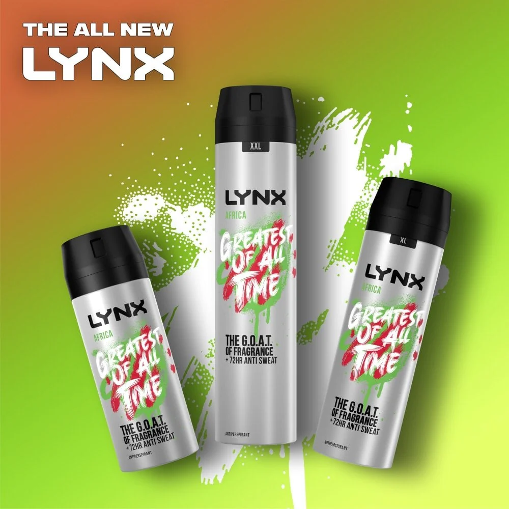 Lynx XXL Africa 72h Anti-Perspirant Deodorant Spray 250ml - Image 3