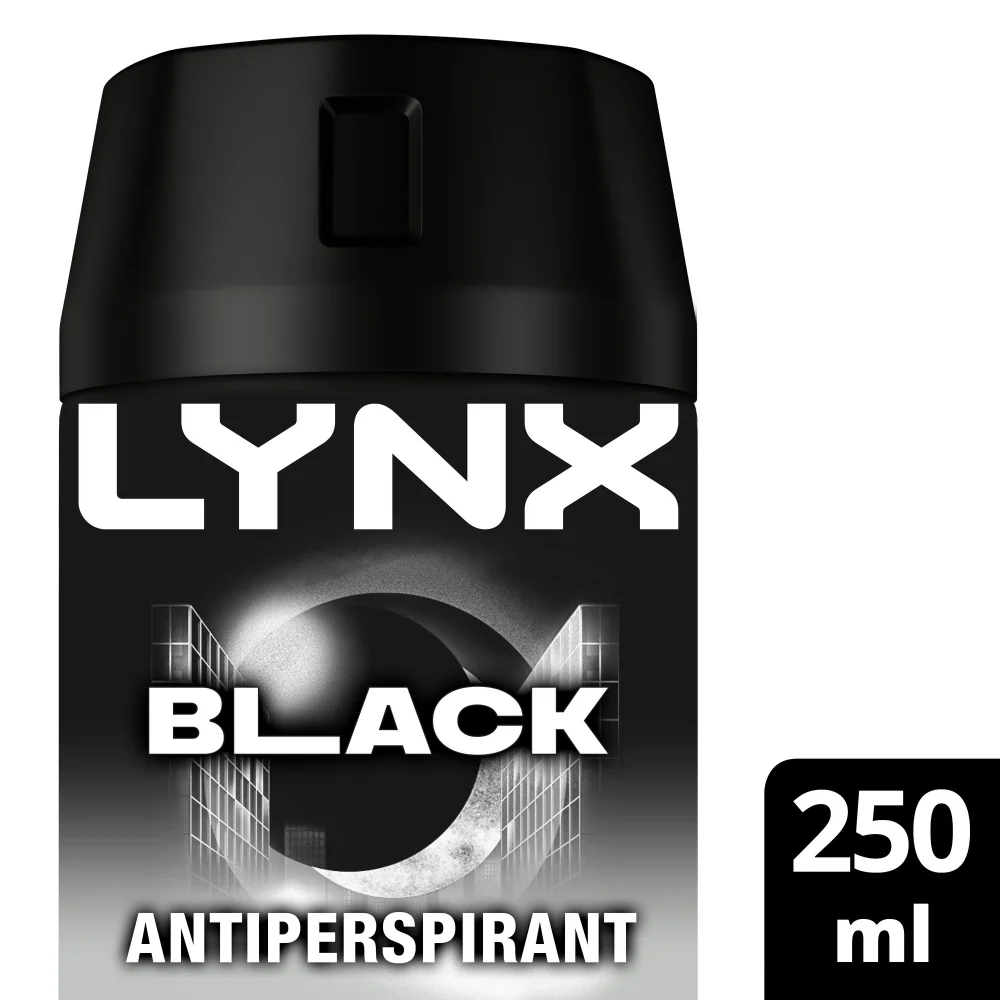Lynx XXL Black 72h Frozen Pear & Cedarwood Anti-Perspirant Deodorant Spray 250ml - Image 2