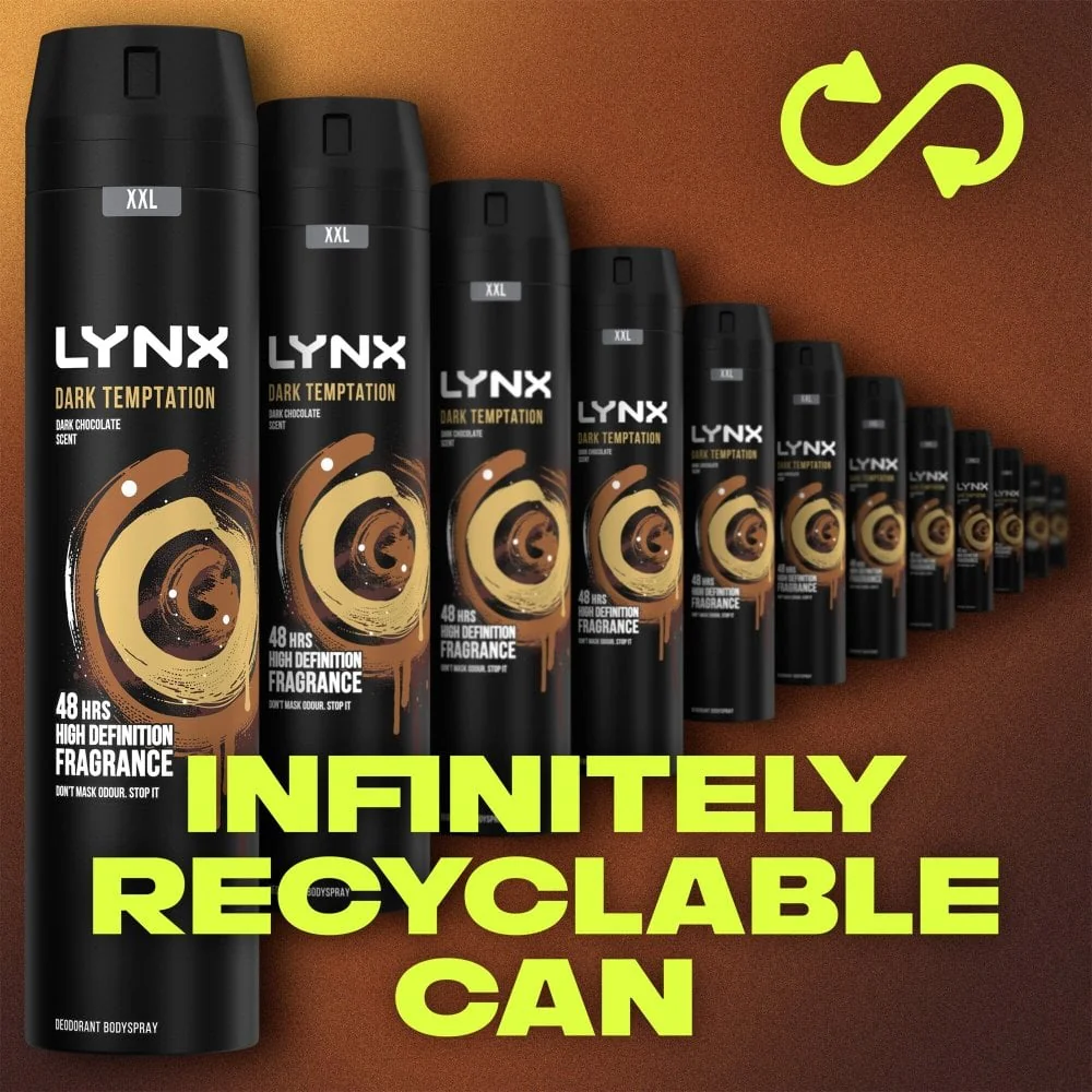 Lynx XXL Dark Temptation 48h Dark Chocolate Deodorant Body Spray 250ml - Image 10