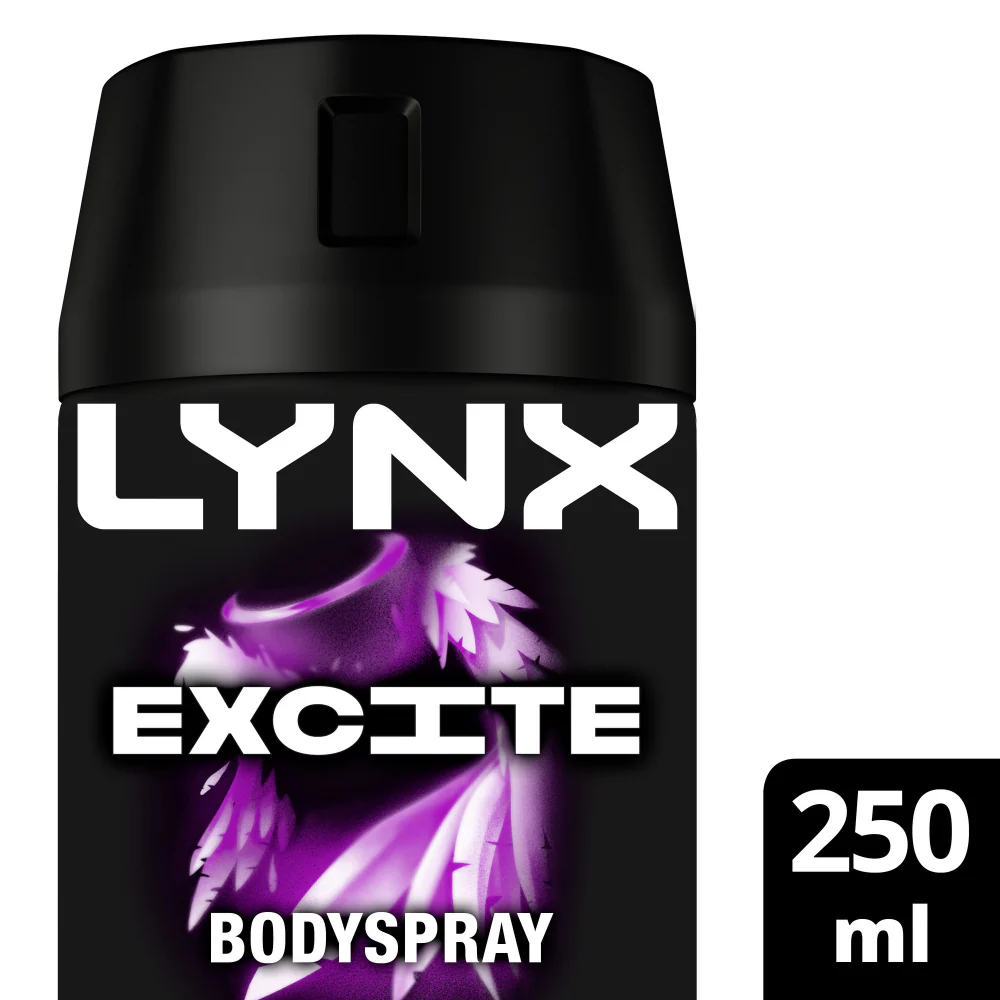 Lynx XXL Excite 48h Crisp Coconut & Black Pepper Deodorant Body Spray 250ml - Image 2