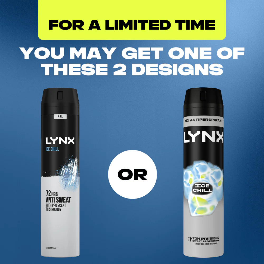 Lynx XXL Ice Chill 72h Iced Mint & Lemon Anti-Perspirant Deodorant Spray 250ml - Image 6